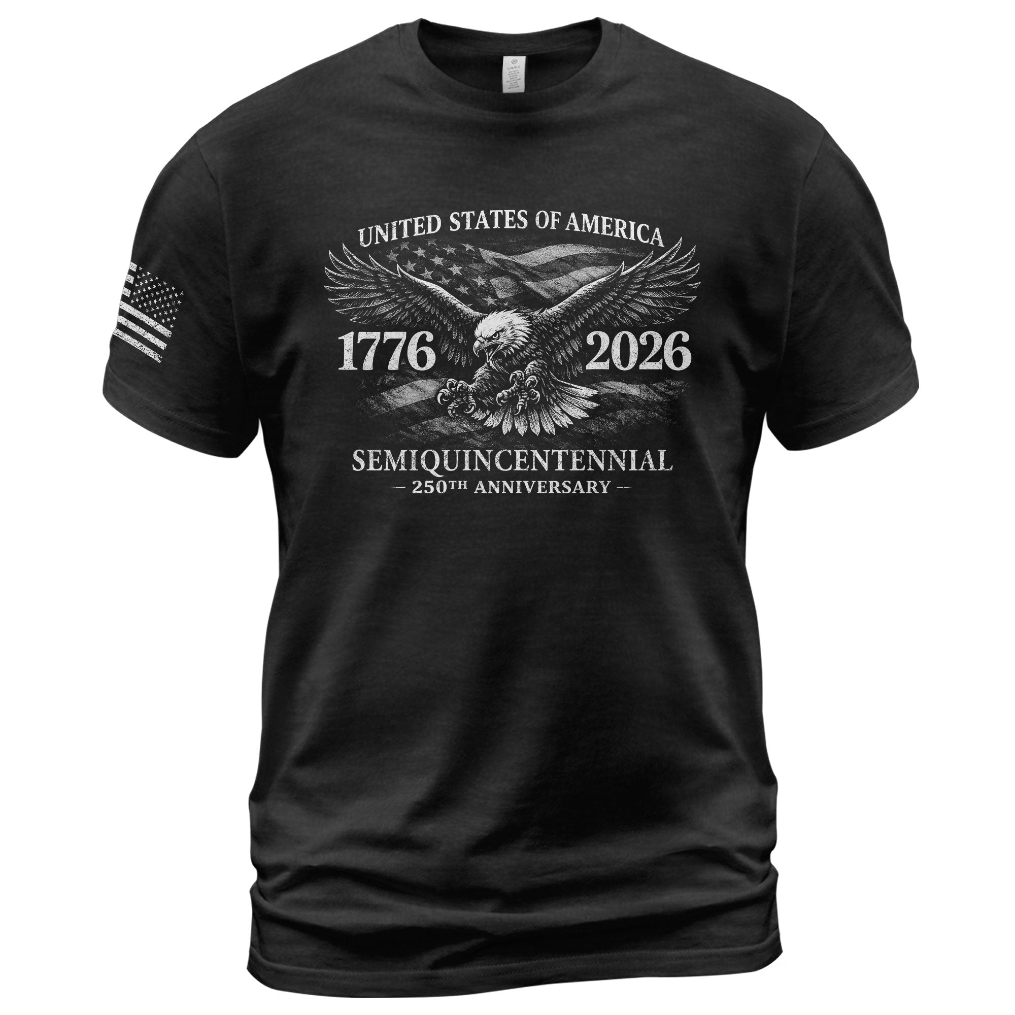 USA 250 Years American Pride Shirt 1776-2026 Eagle USA Patriotic - Rust Field Wear