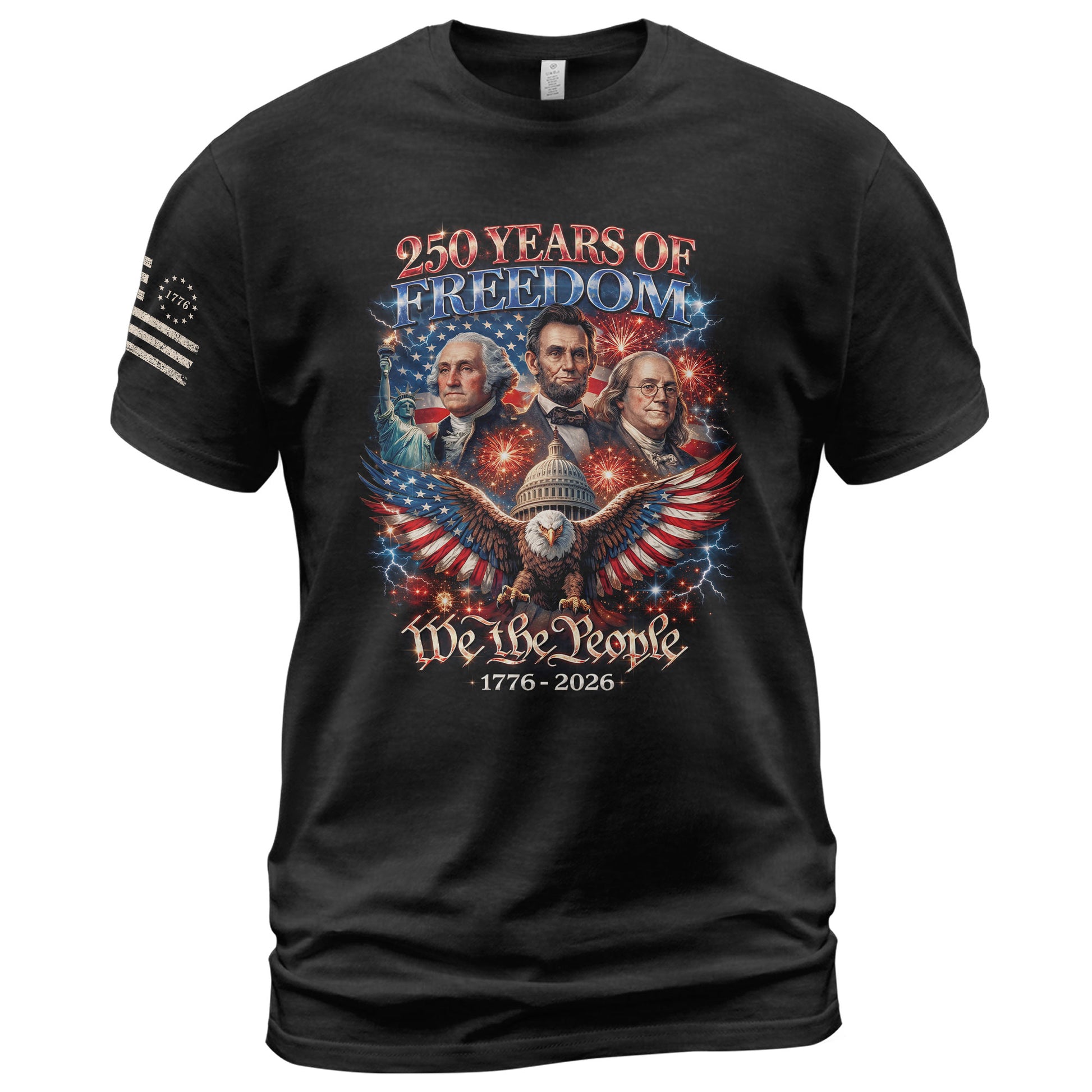 Legends of Liberty USA 250th 250 Years Anniversary Shirt - 250 Years America Anniversary Merchandise We The People 1776-2026 Bootleg Tee - Rust Field Wear