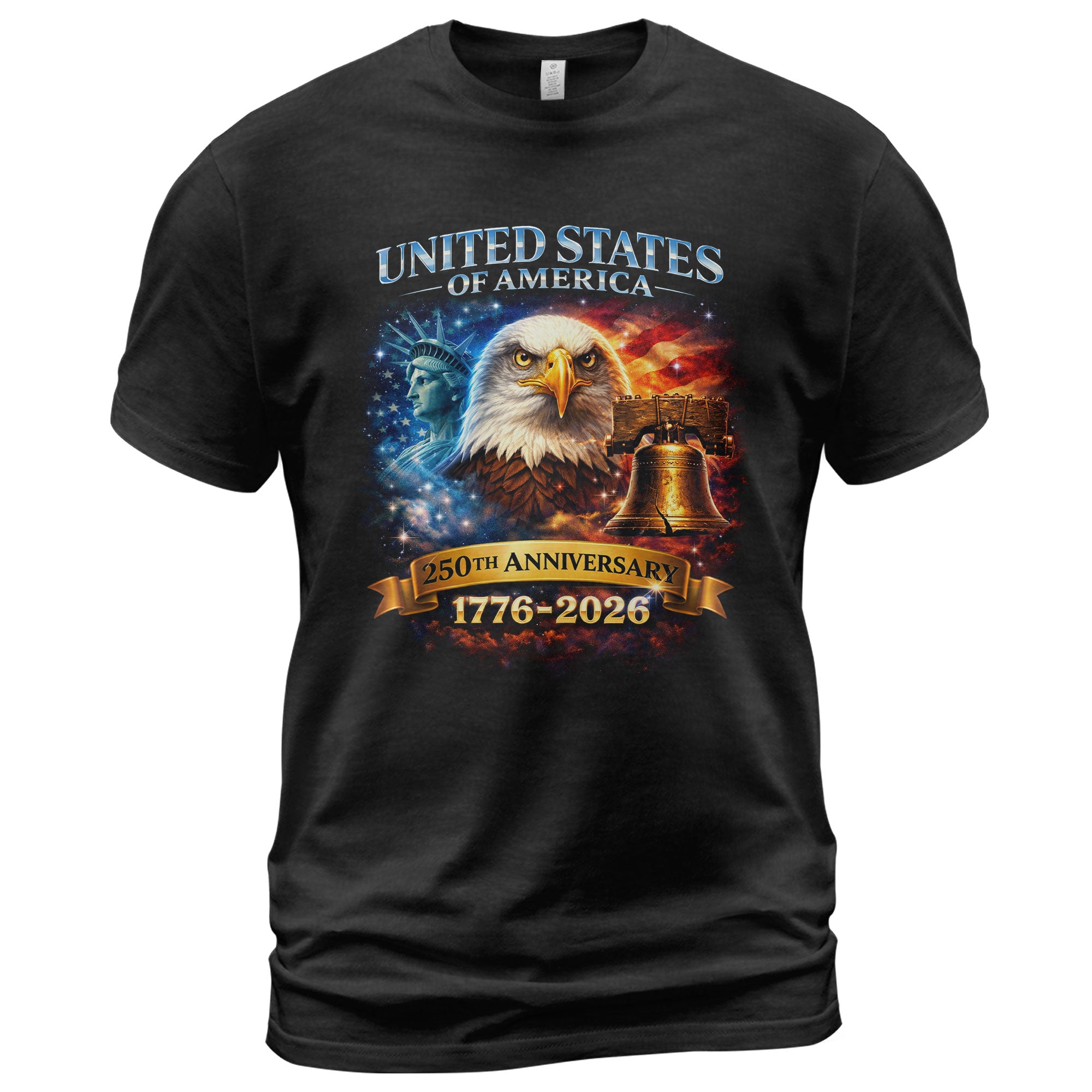 United States of America 1776–2026 – 250th Anniversary Liberty Eagle T-Shirt - Rust Field Wear