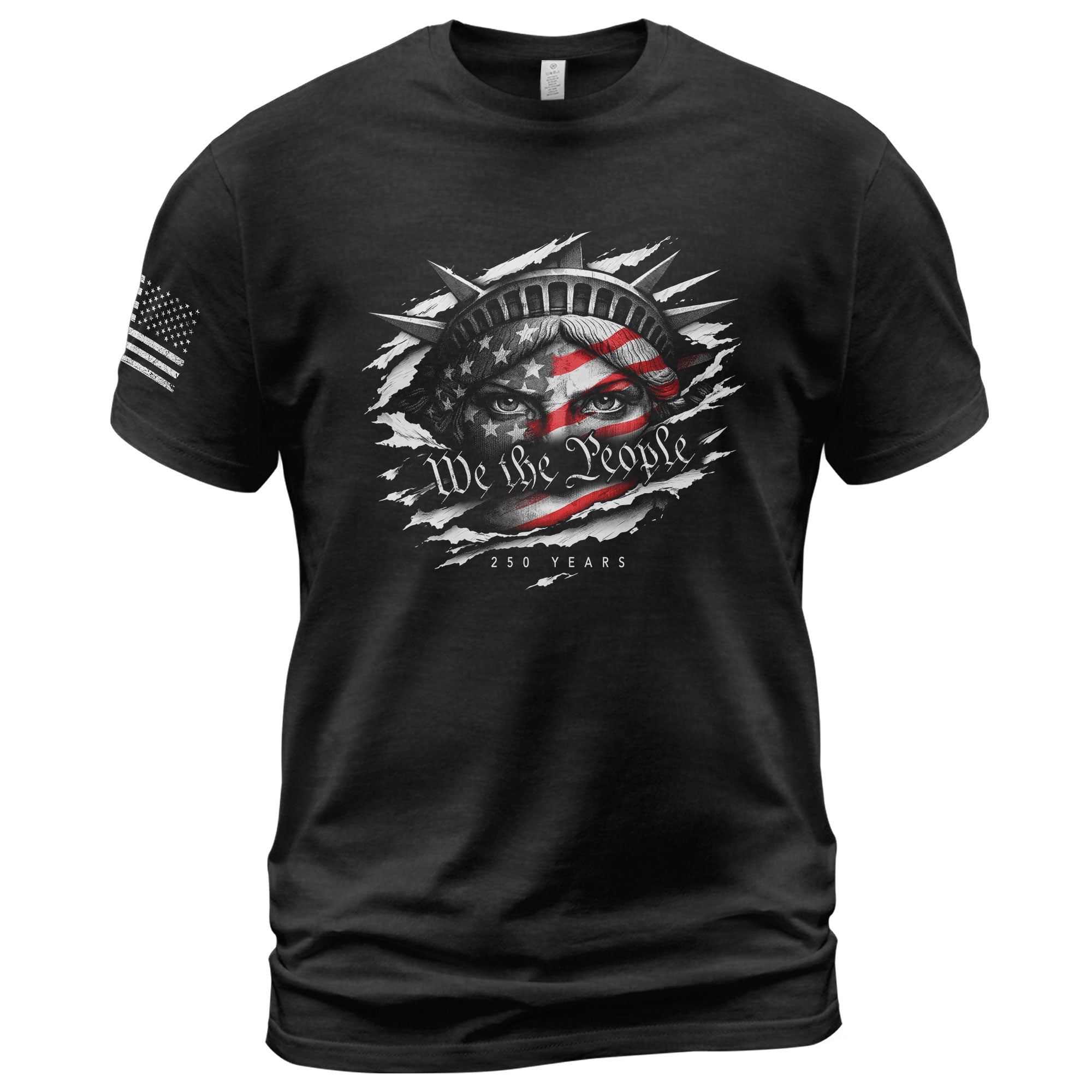 America 250th Anniversary T-Shirt - 250 Years 1776-2026 We The People Patriotic Tee - Rust Field Wear