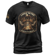 America 250th Anniversary T-Shirt 1776-2026 – Land of the Free Liberty Bell & Eagle Tee - Rust Field Wear