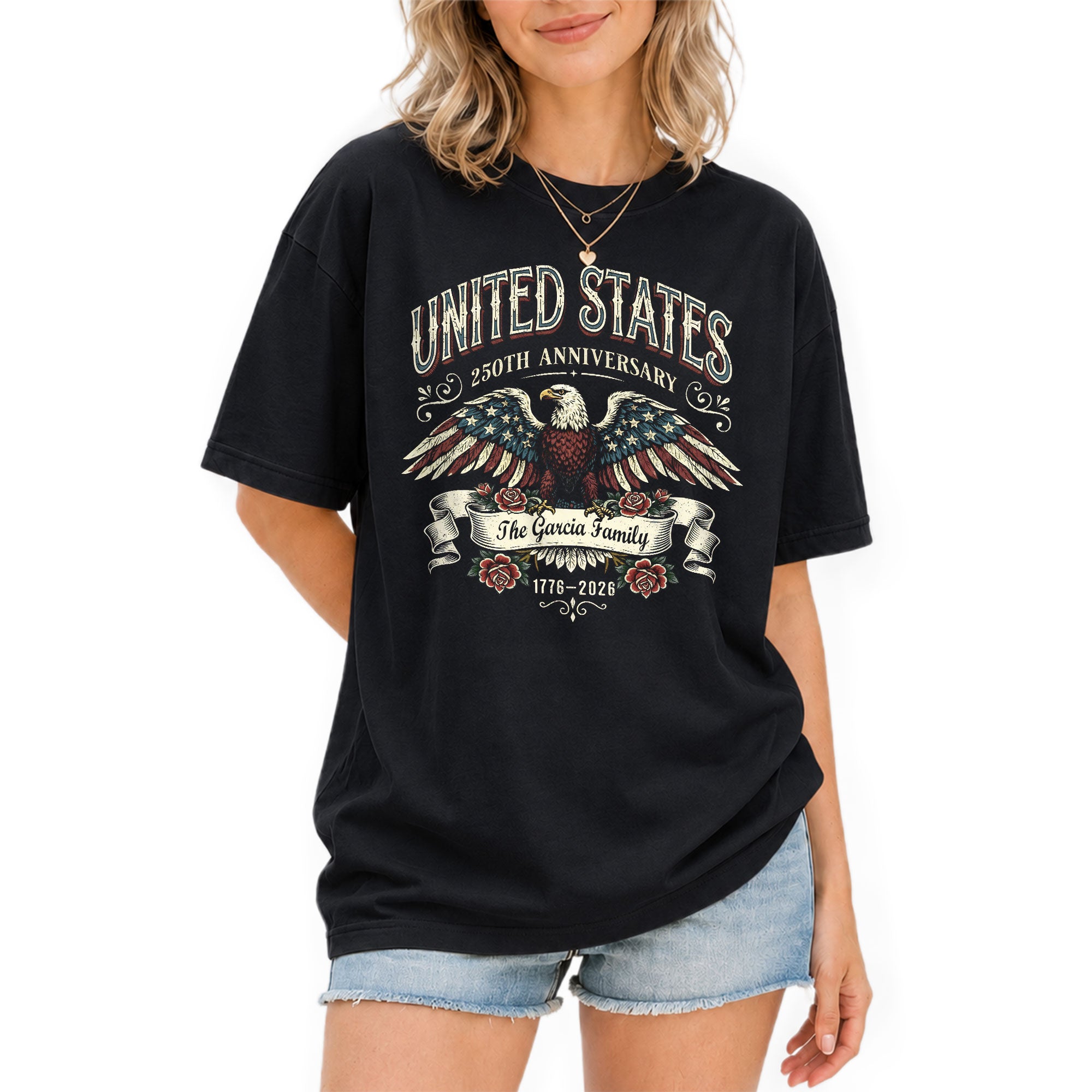 National Celebration Heritage Apparel Customized Custom Family Name United States Shirts - Rust Field Wear