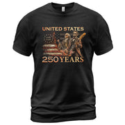 Unisex 1776-2026 Presidents T Shirt - Lincoln Washington Patriotic Summer Graphic Tee - Rust Field Wear