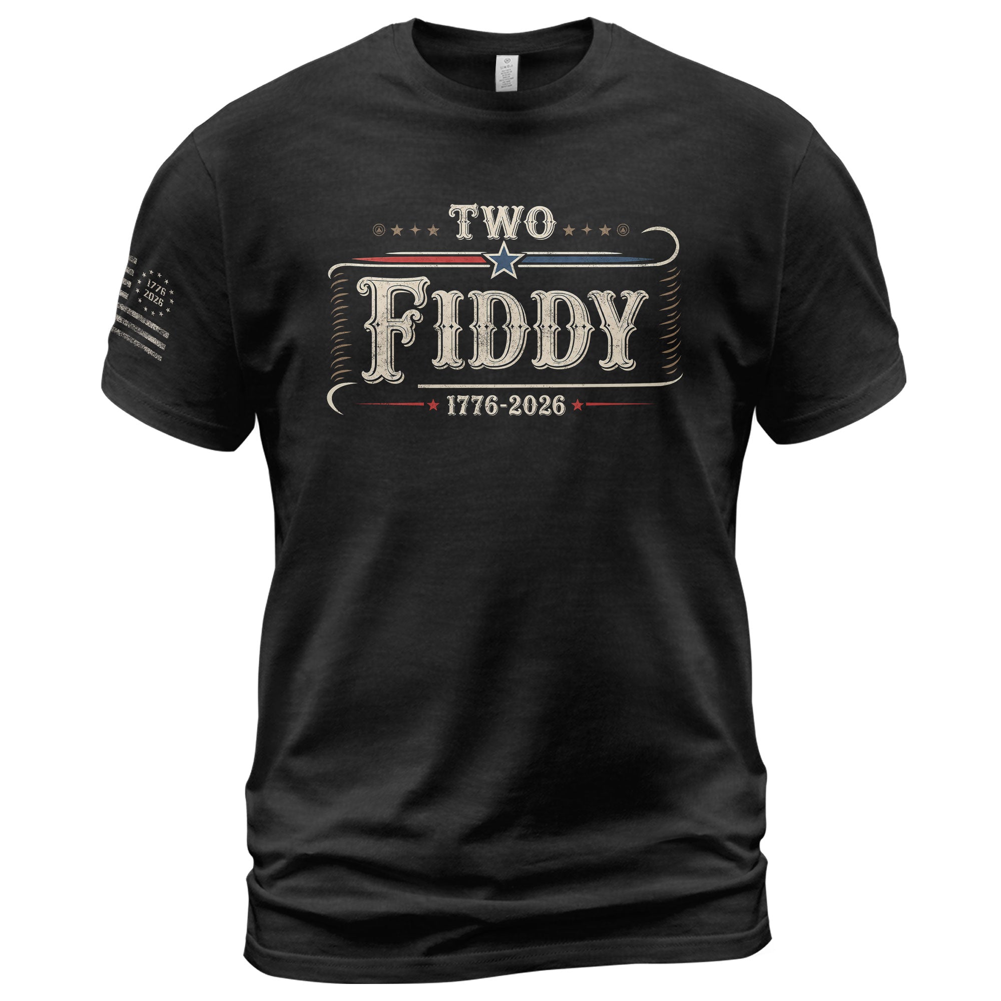Patriotic Two Fiddy 1776-2026 Shirt - Classic American Anniversary Graphic Style - Rust Field Wear