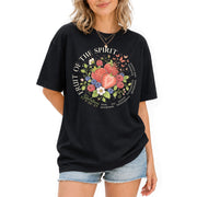 Fruit Of The Spirit Galatians 5 22 23 Berry Christian Graphic Tee For Women Apparel