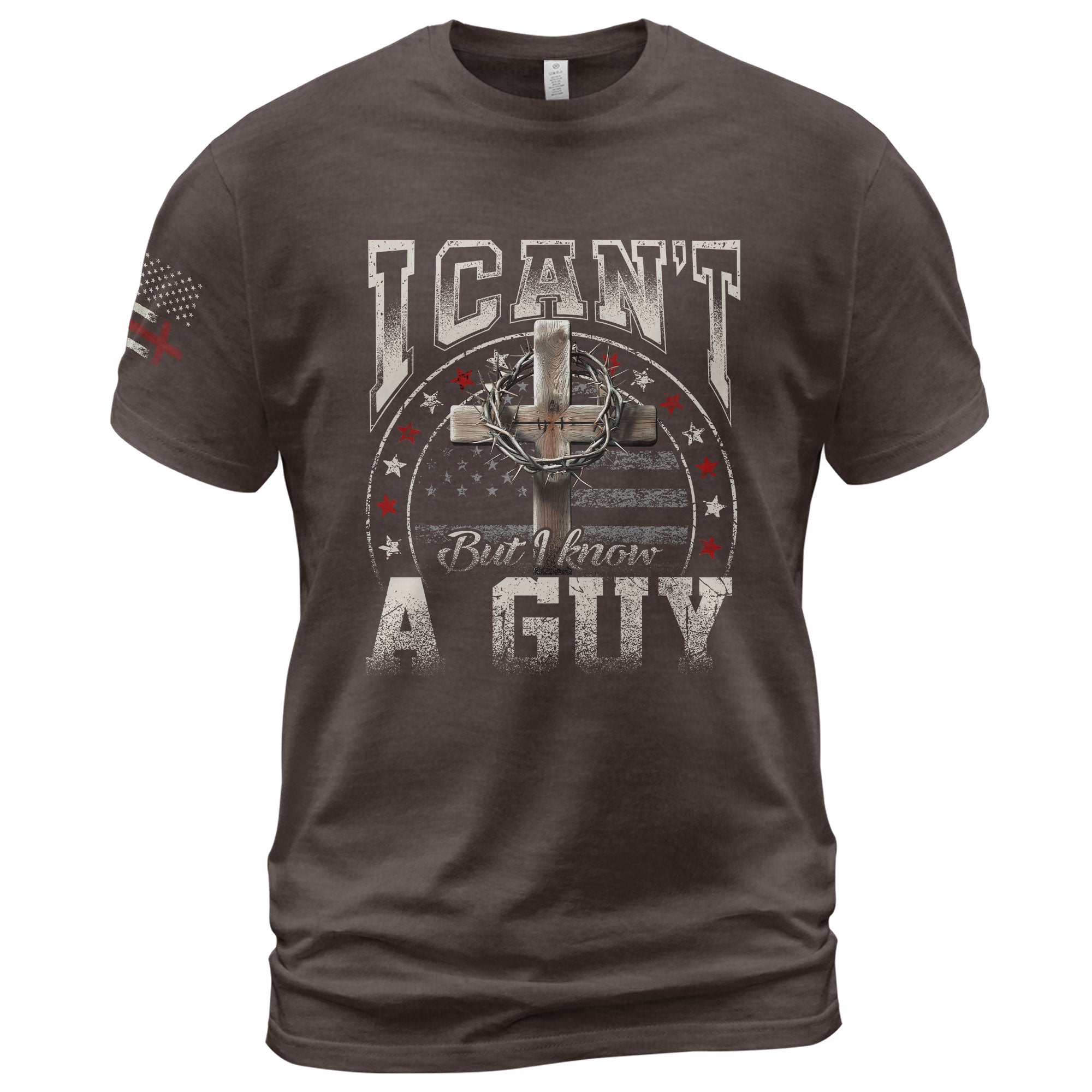 Christian Shirts for Men - I Can’t But I Know A Guy Christian, Christian Tee Shirts - Rust Field Wear