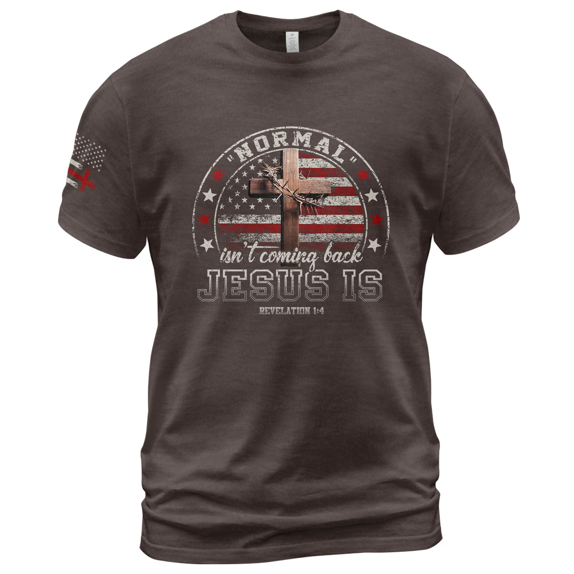 Jesus Is Returning - Christian Shirts for Men, Faith Based Christian Tee Shirts - Rust Field Wear