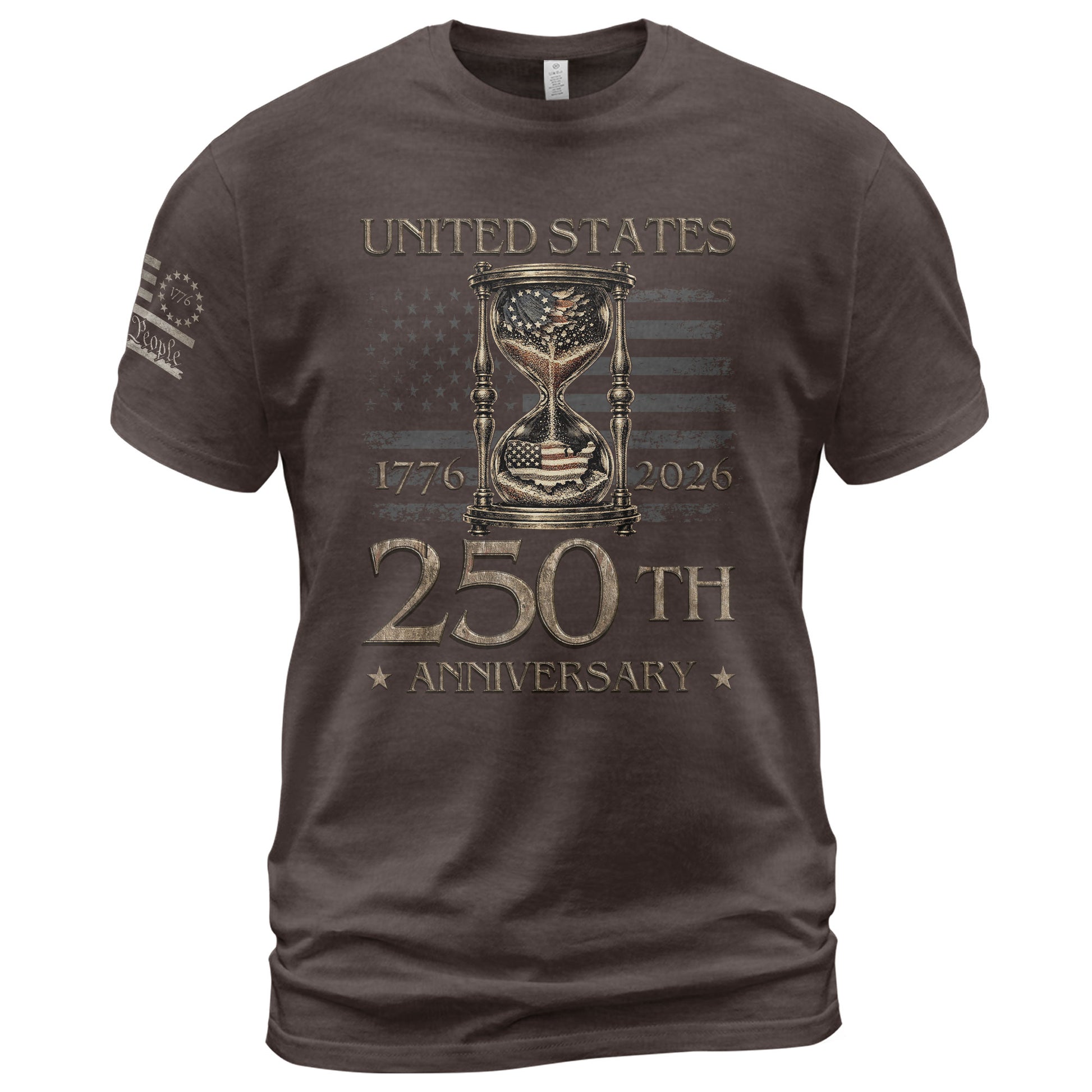 United States 250th Anniversary Shirt – Past, Present & Time-Honored Freedom - Rust Field Wear
