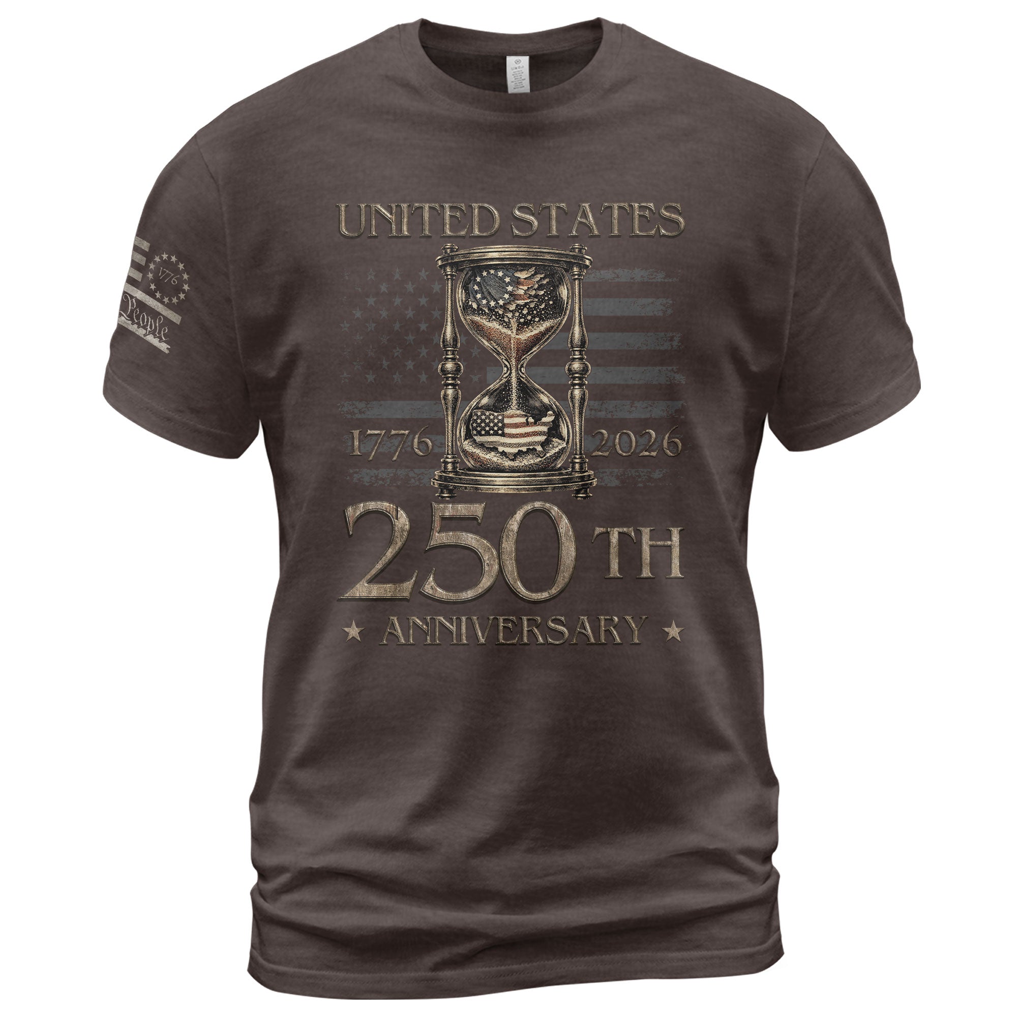 United States 250th Anniversary Shirt – Past, Present & Time-Honored Freedom - Rust Field Wear
