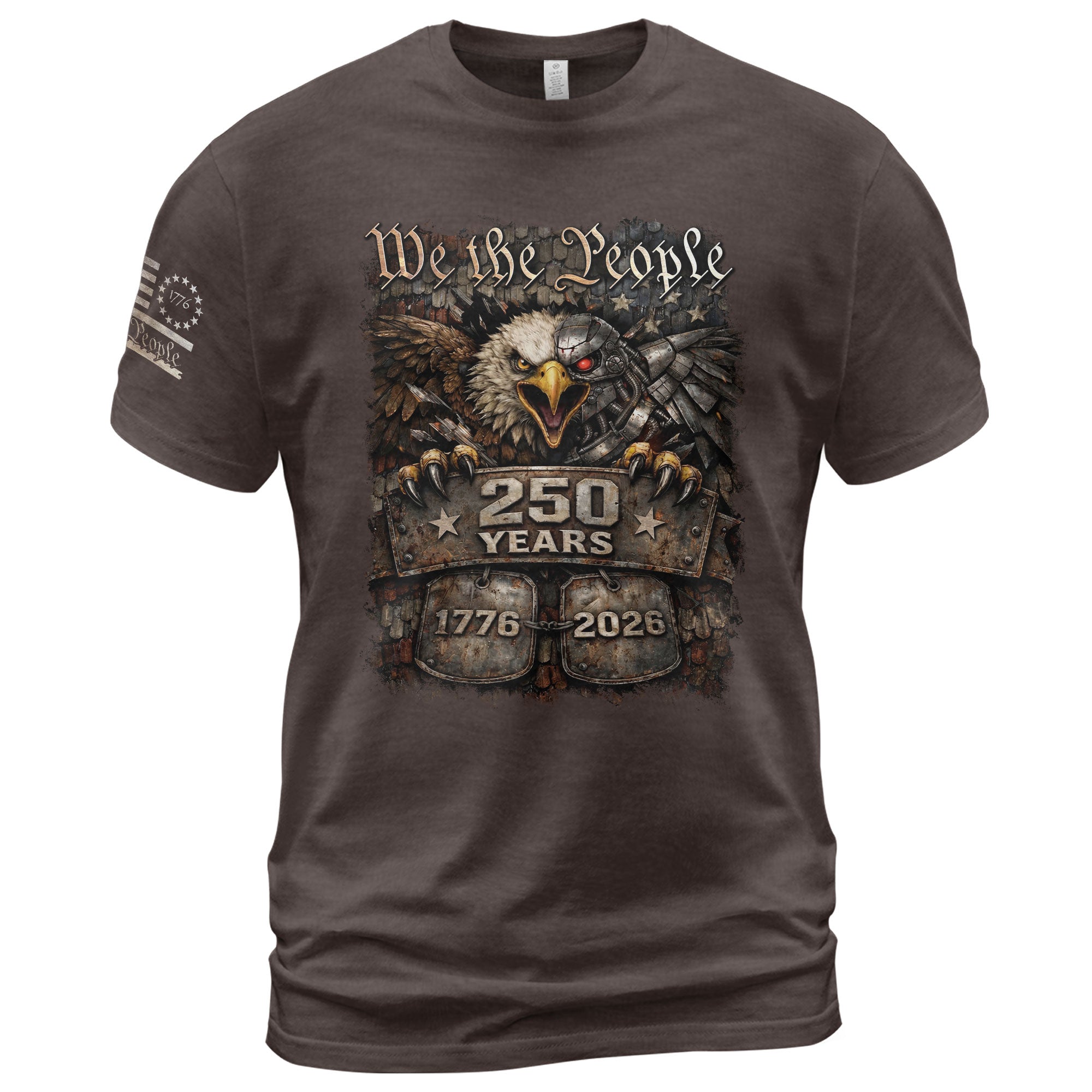USA 250th Anniversary 250 Years Shirt 1776-2026 Eagle We The People Mental Toughness Patriotic Heritage - Rust Field Wear