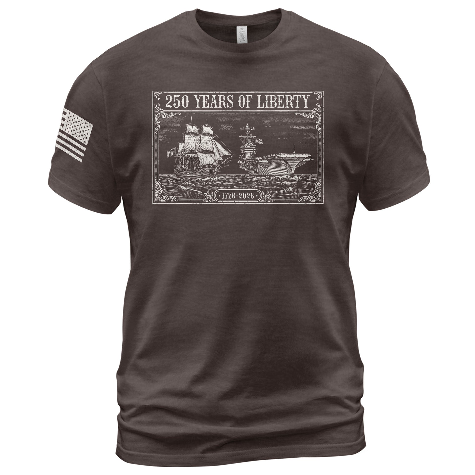 American 250th Anniversary Shirt Patriotic Freedom Legacy Since 1776 - Rust Field Wear