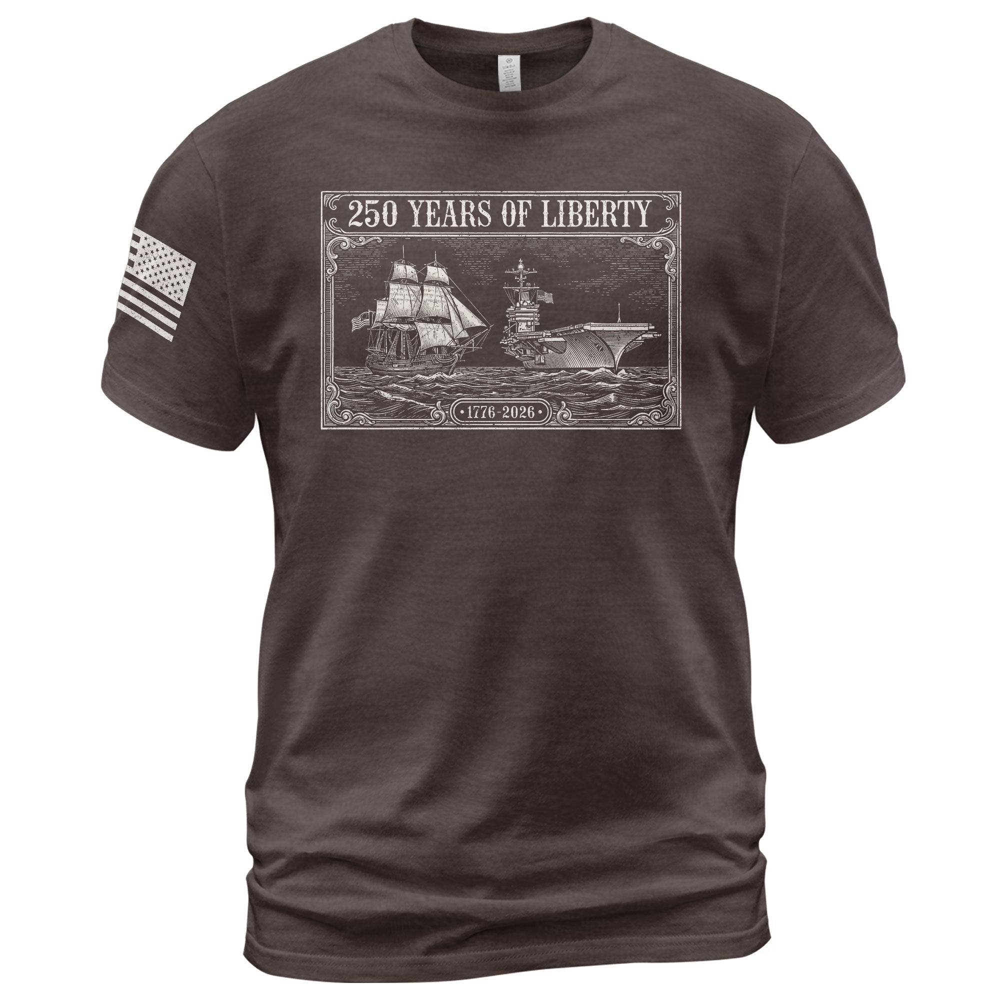 American 250th Anniversary Shirt Patriotic Freedom Legacy Since 1776 - Rust Field Wear