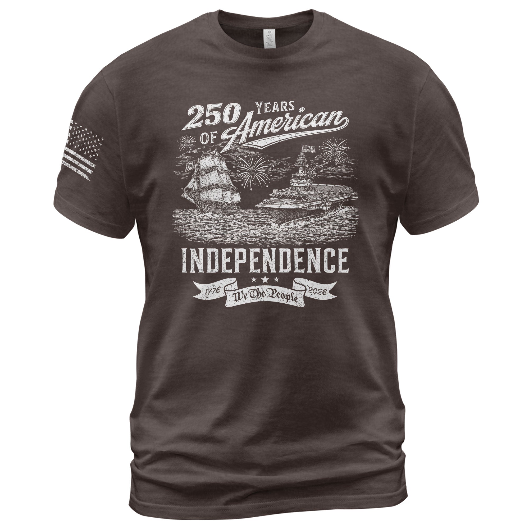 USA Independence 250th Anniversary Freedom Pride Shirt 1776–2026 - Rust Field Wear