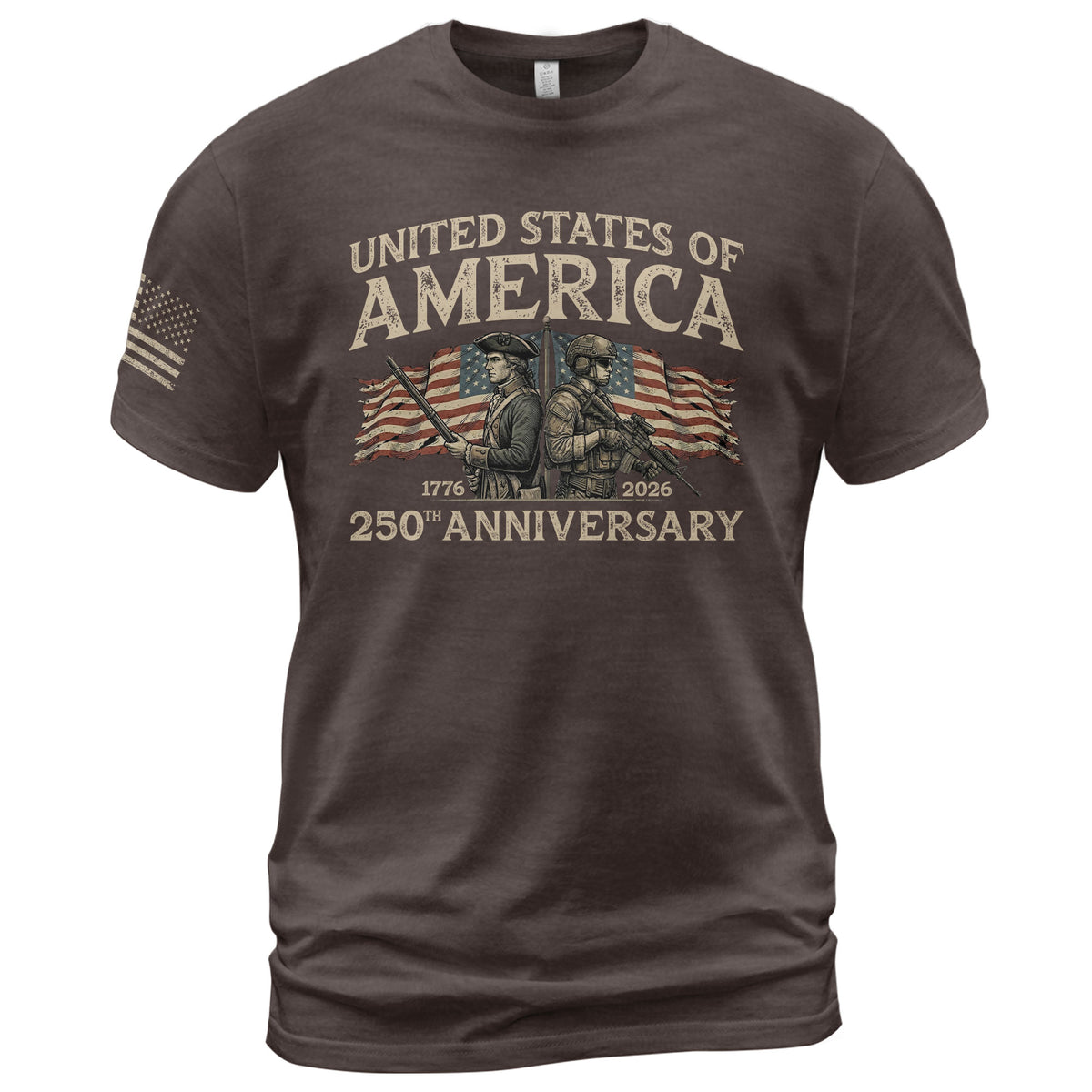 America 1776–2026 250 Years Anniversary Shirt, Legacy of Freedom - Rust Field Wear