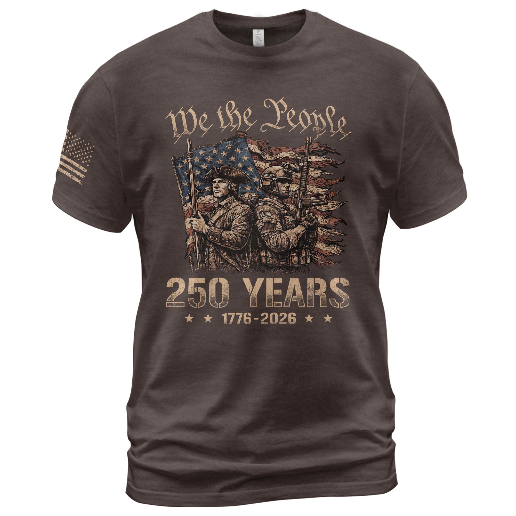 USA 250th Anniversary Shirt 1776–2026, Timeless Freedom Tribute - Rust Field Wear
