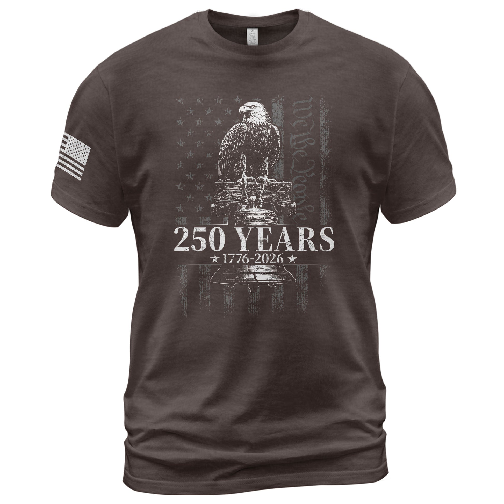 USA Freedom Shirt 1776–2026 American Pride Edition - Rust Field Wear