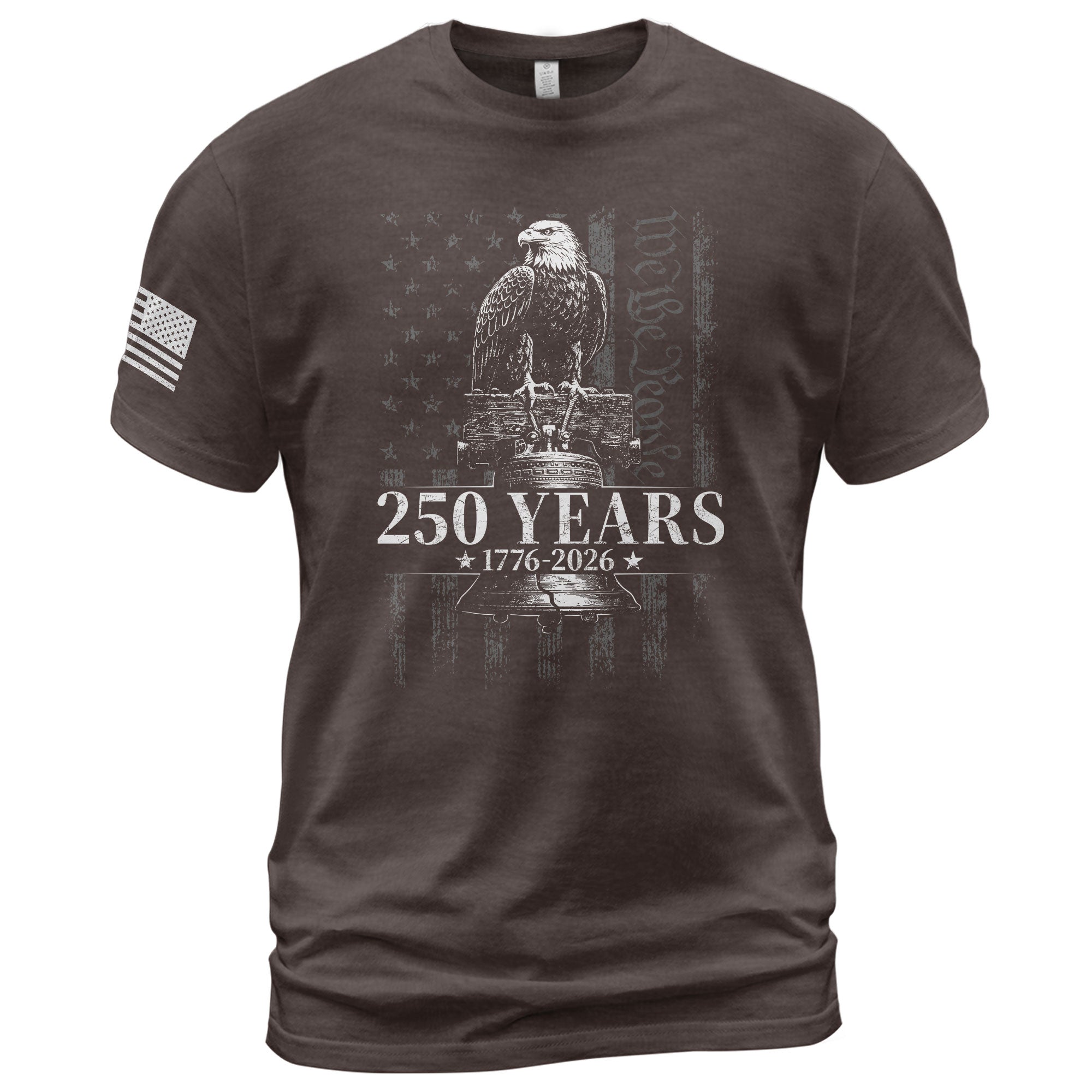 USA Freedom Shirt 1776–2026 American Pride Edition - Rust Field Wear