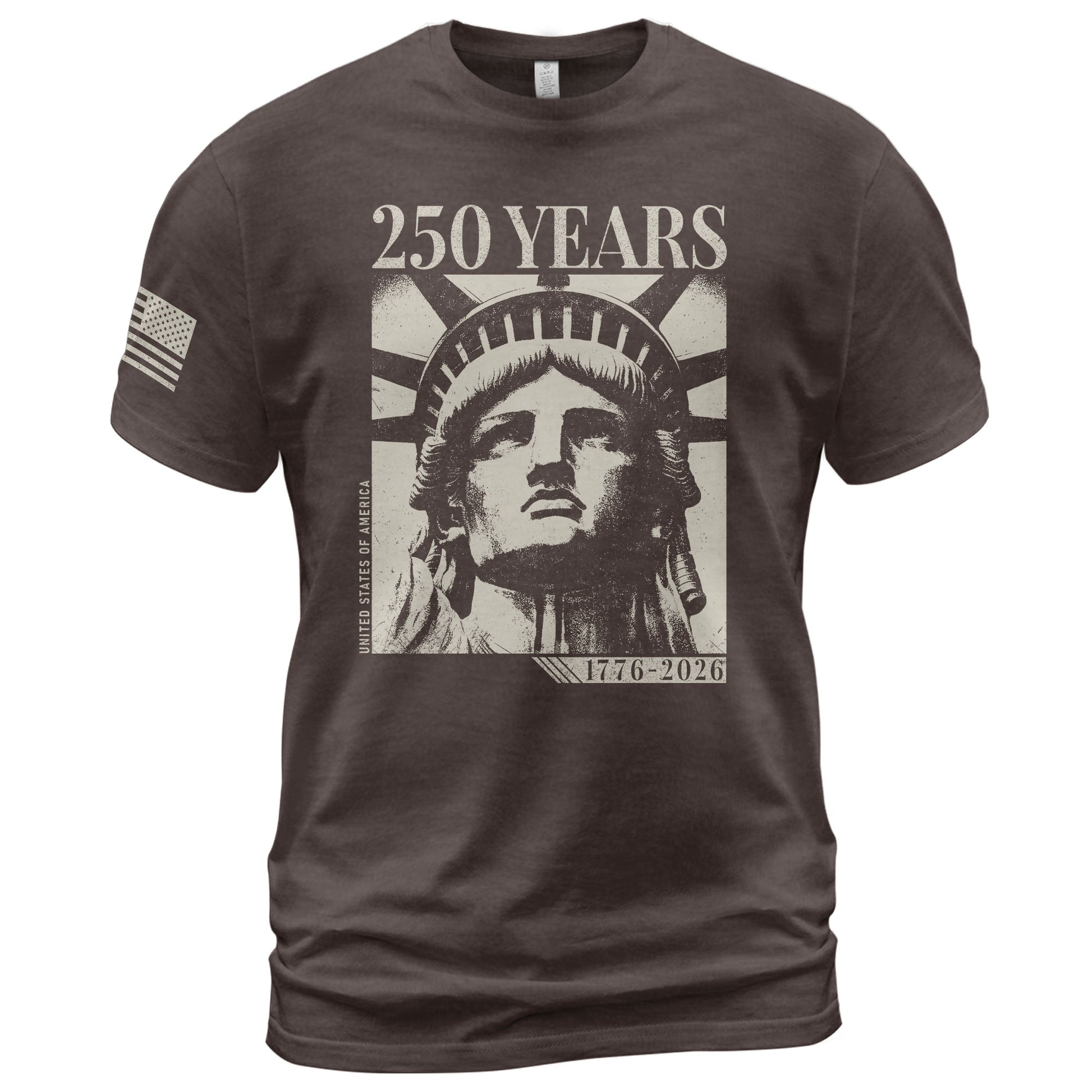 250 Years America Anniversary Heritage Shirt 1776–2026 Patriotic Spirit - Rust Field Wear