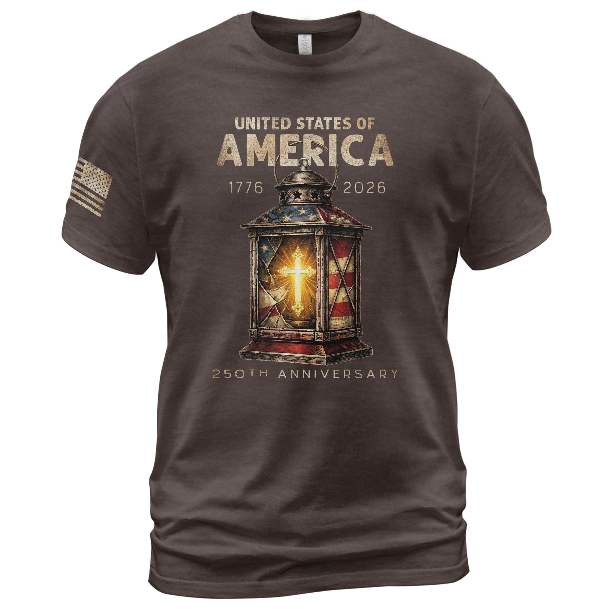 USA 250th Anniversary Shirt 1776–2026 Patriotic Heritage Celebration Shirt - Rust Field Wear