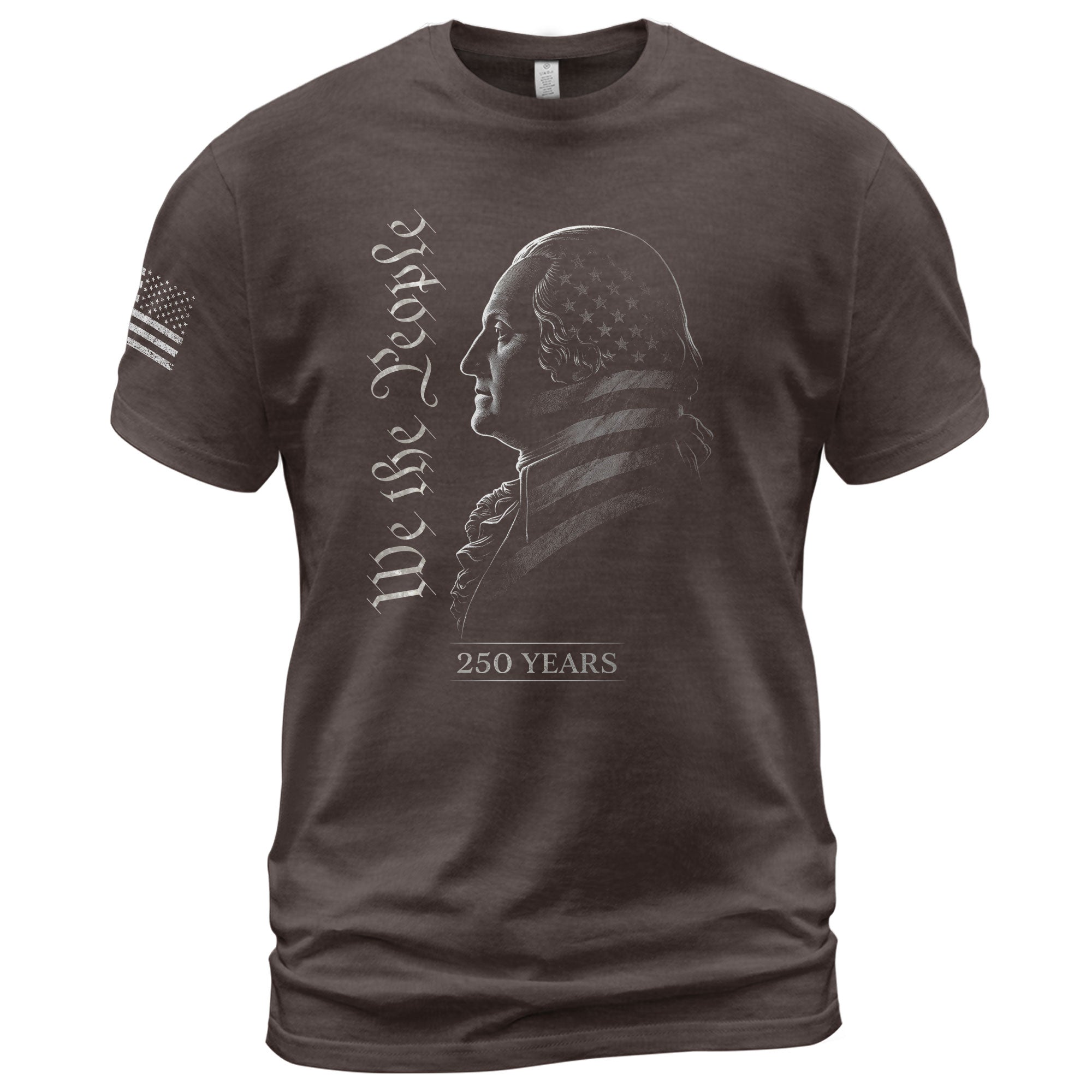 America 250th Anniversary T-Shirt 1776-2026 – George Washington We The People Retro Tee - Rust Field Wear