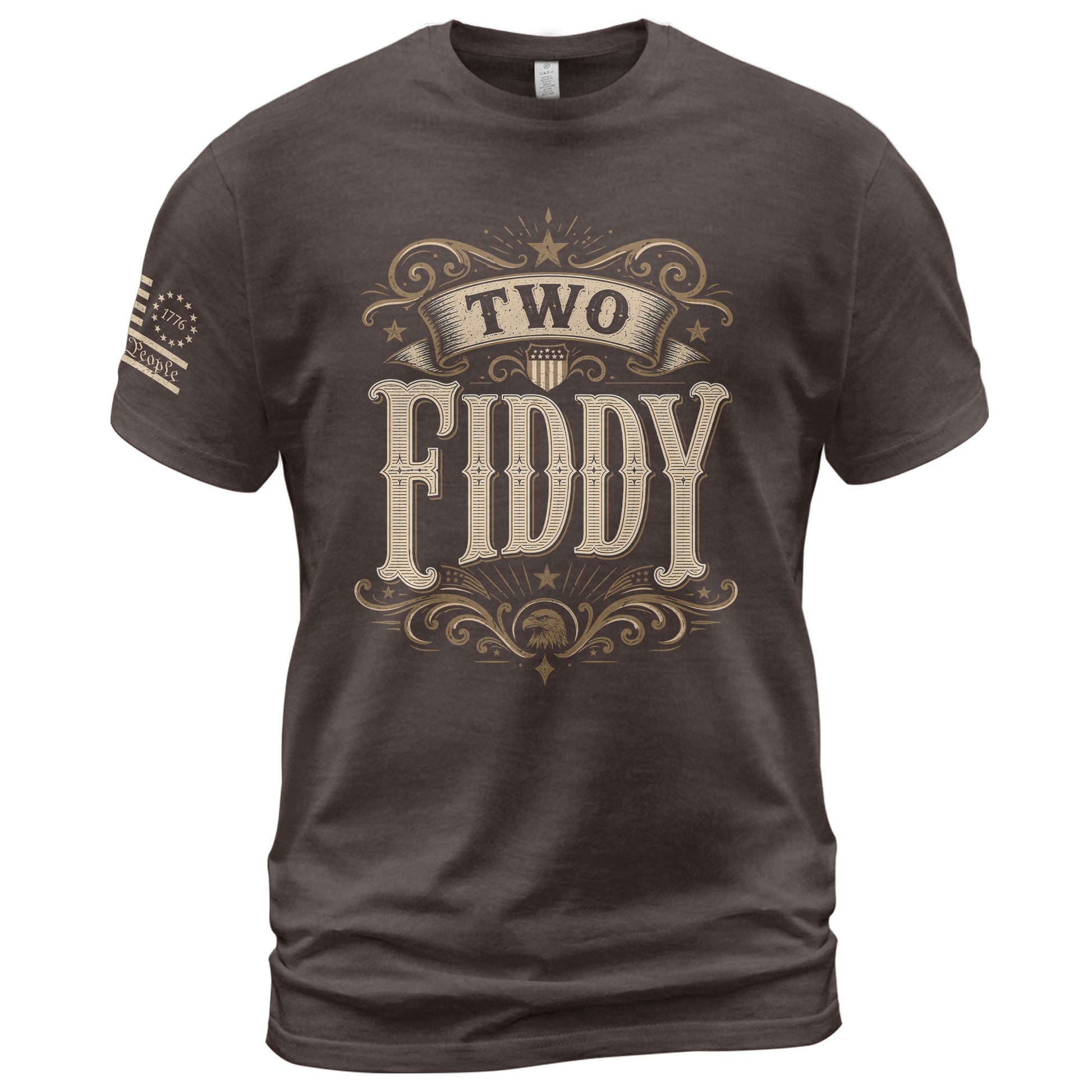 American Legacy 250th Anniversary Tee - Classic Two Fiddy Heritage Graphic Cotton Apparel - Rust Field Wear