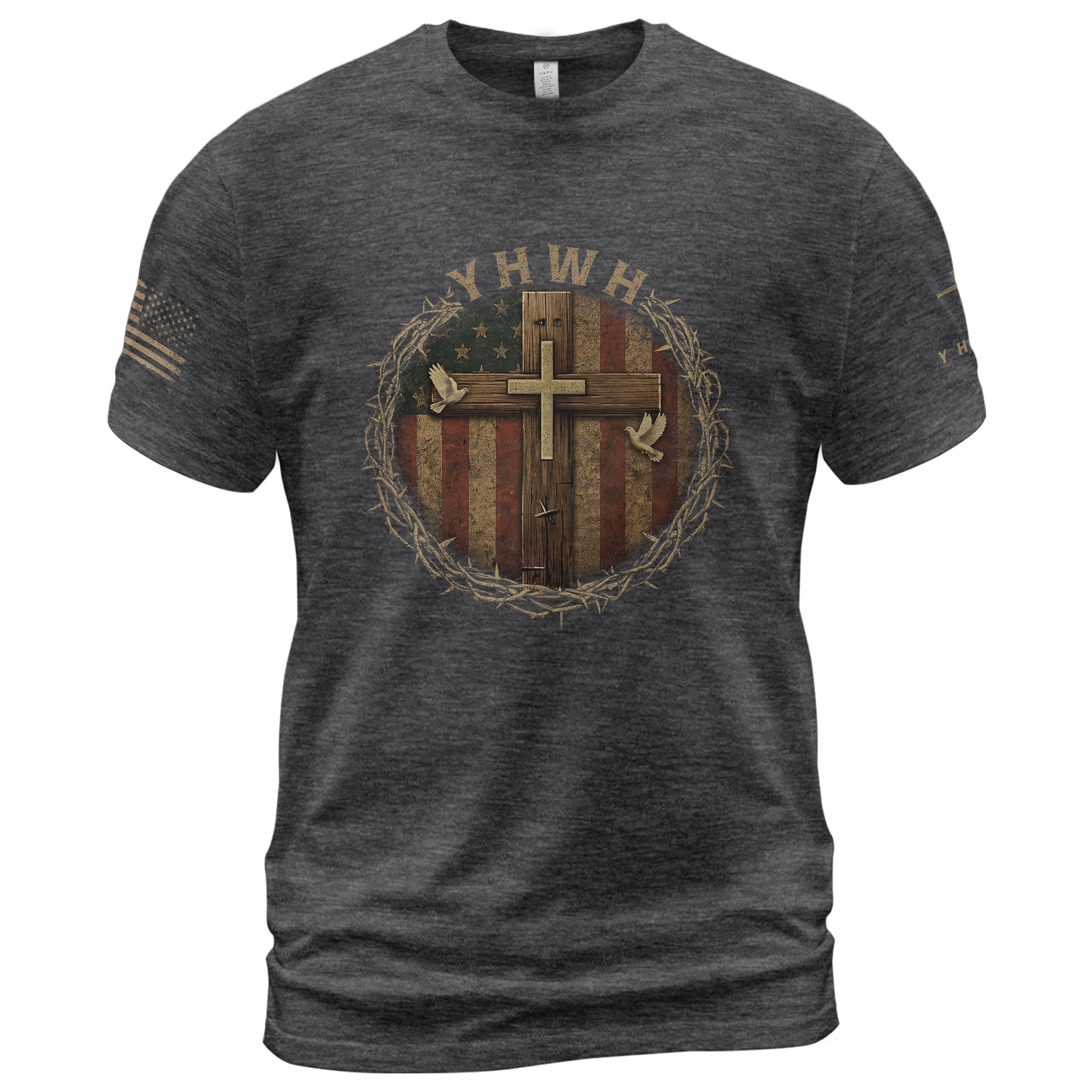 YHWH The Name That Holds It All, Christian Shirts for Men - Christian Tee Shirts - Rust Field Wear