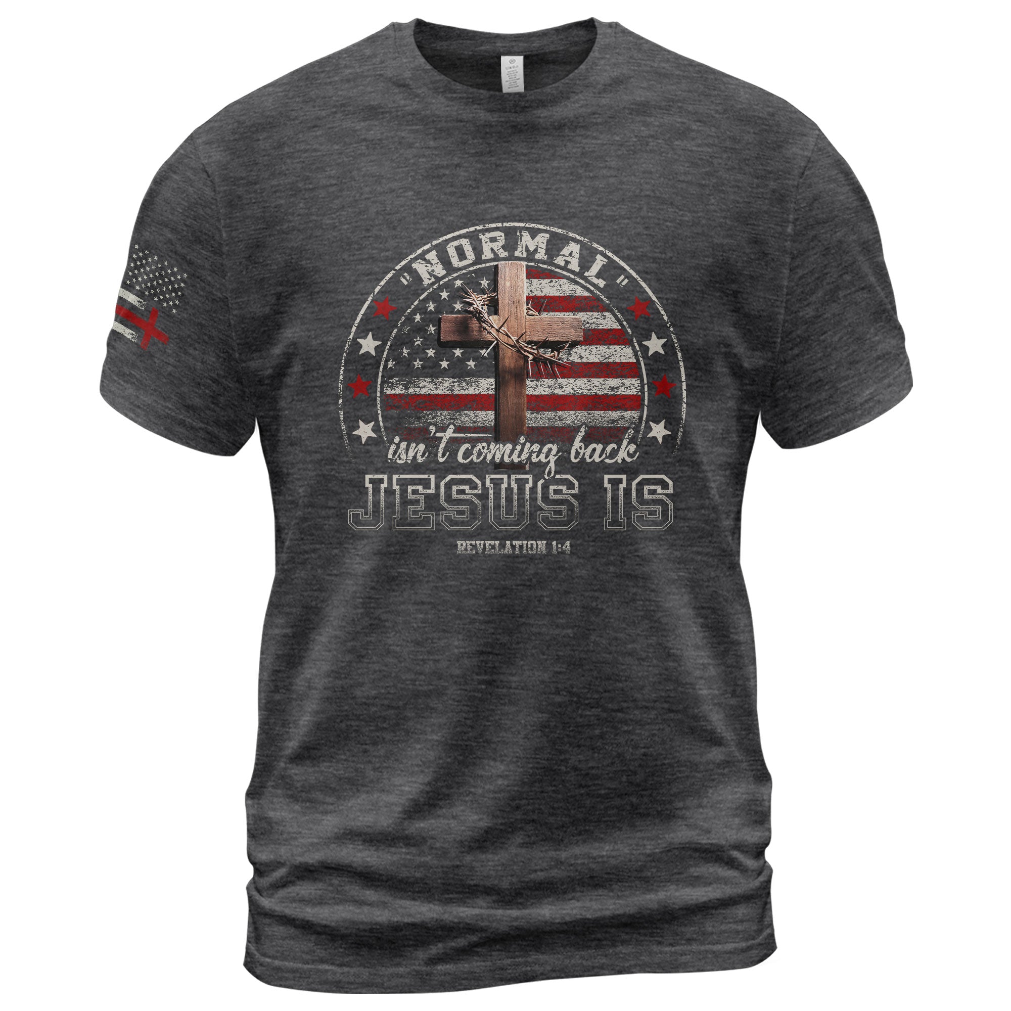 Jesus Is Returning - Christian Shirts for Men, Faith Based Christian Tee Shirts - Rust Field Wear