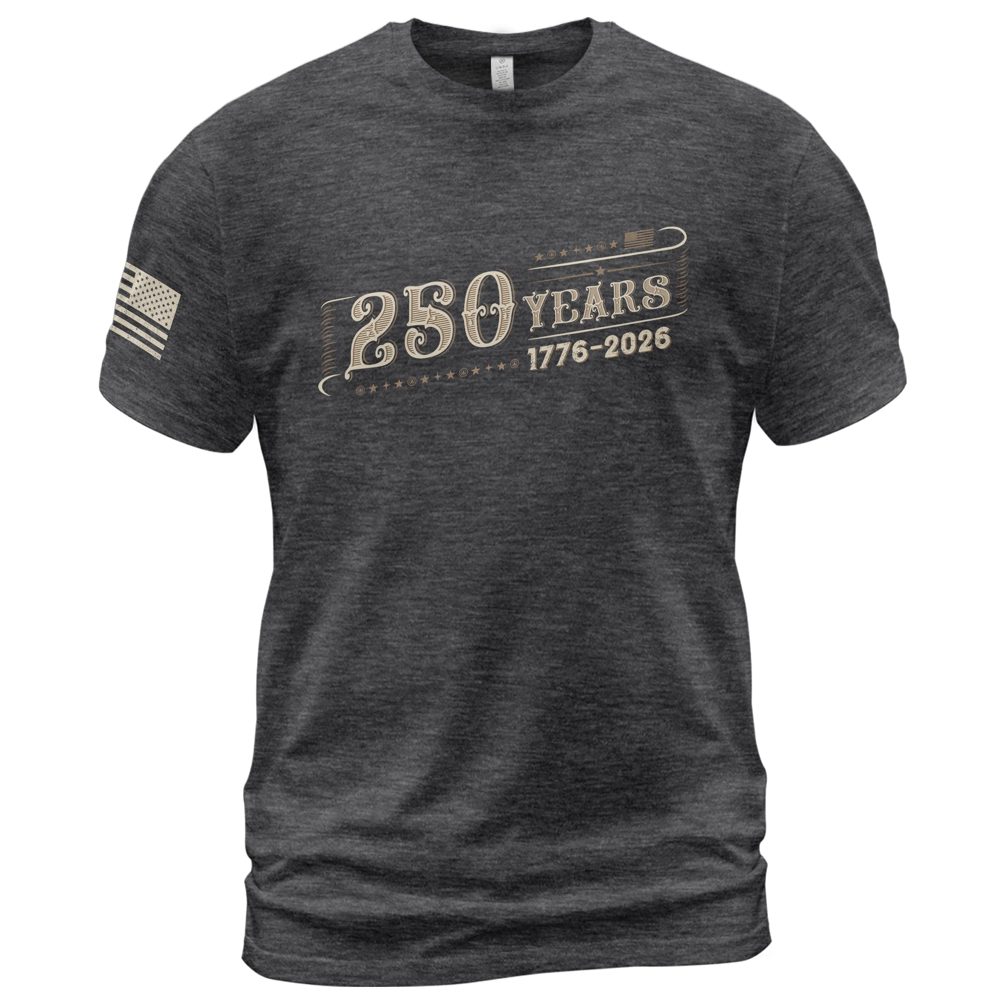250 Years Independence Anniversary T-Shirt – 1776–2026 Vintage American Heritage Tee - Rust Field Wear