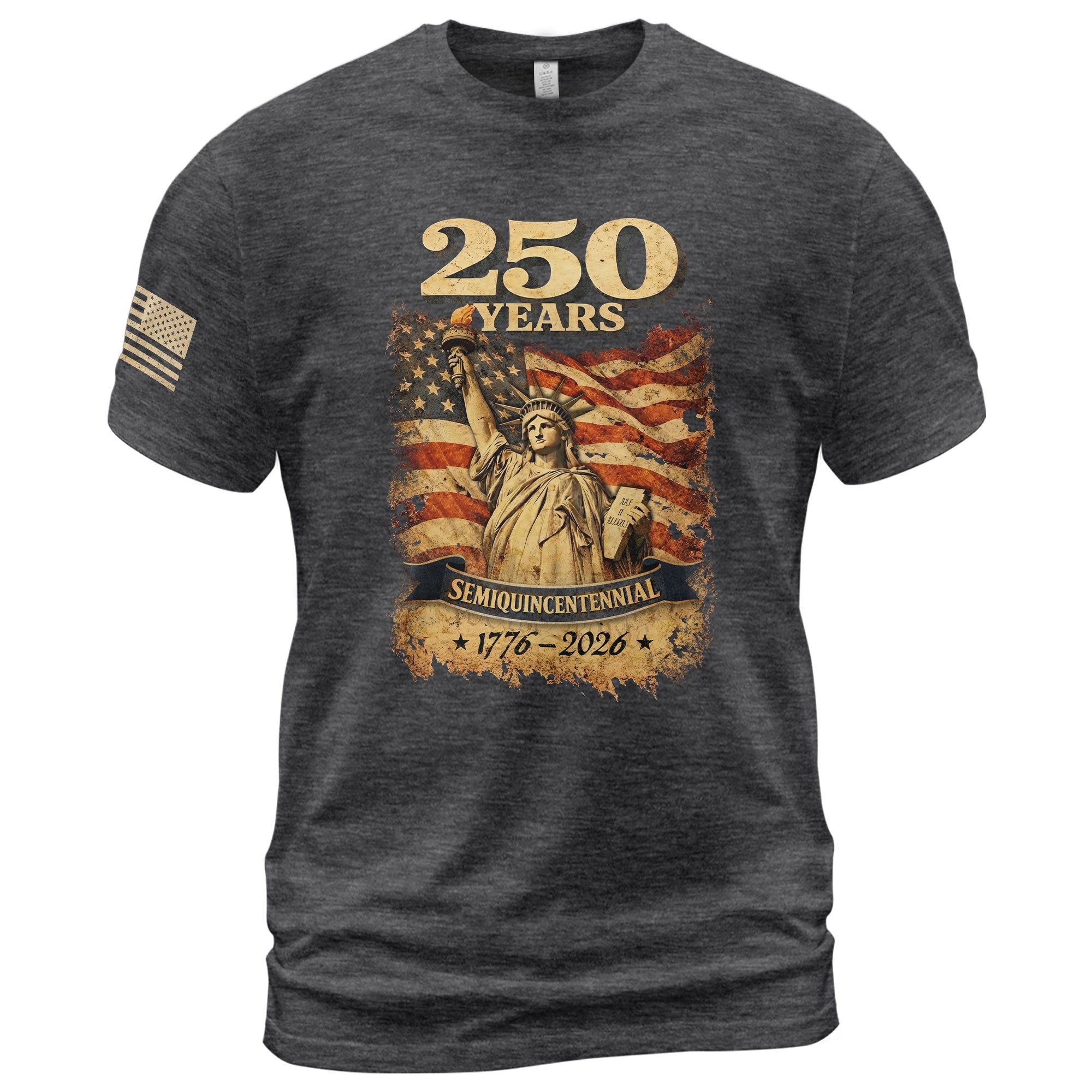 USA 250th Anniversary 250 Years Shirt 1776-2026 Patriotic - Rust Field Wear