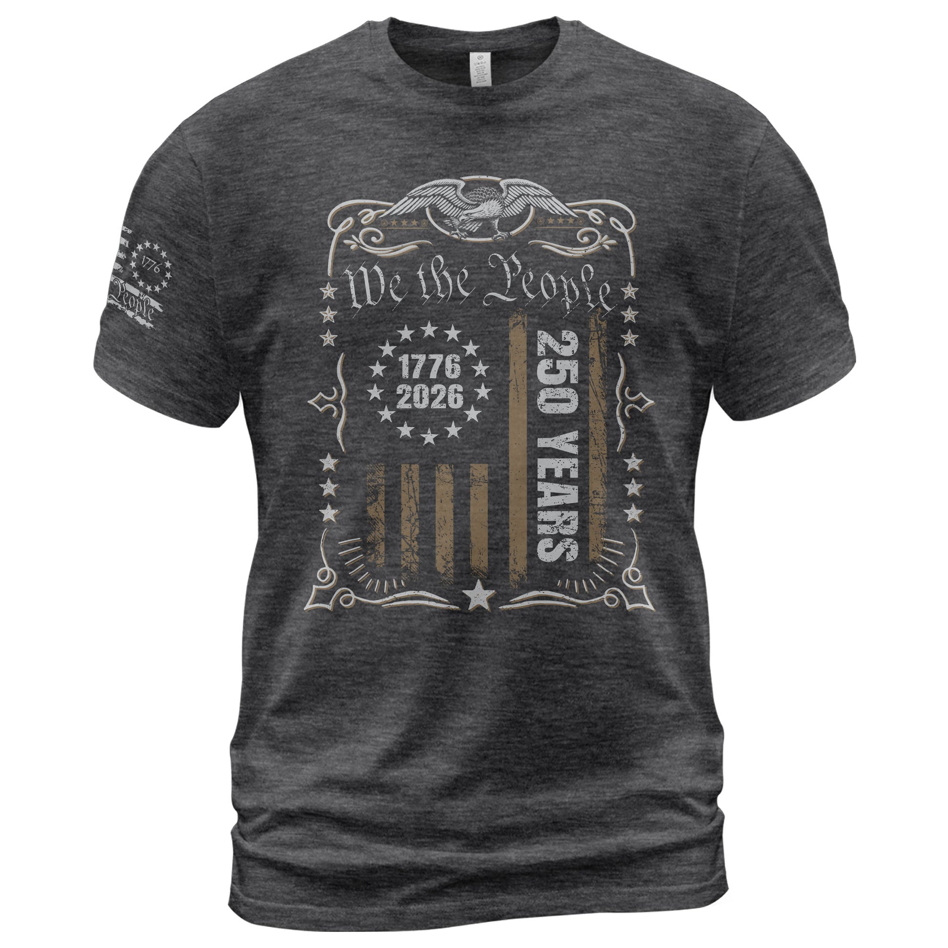 USA 250th Anniversary Shirt 1776-2026 We The People Patriotic Heritage American - Rust Field Wear