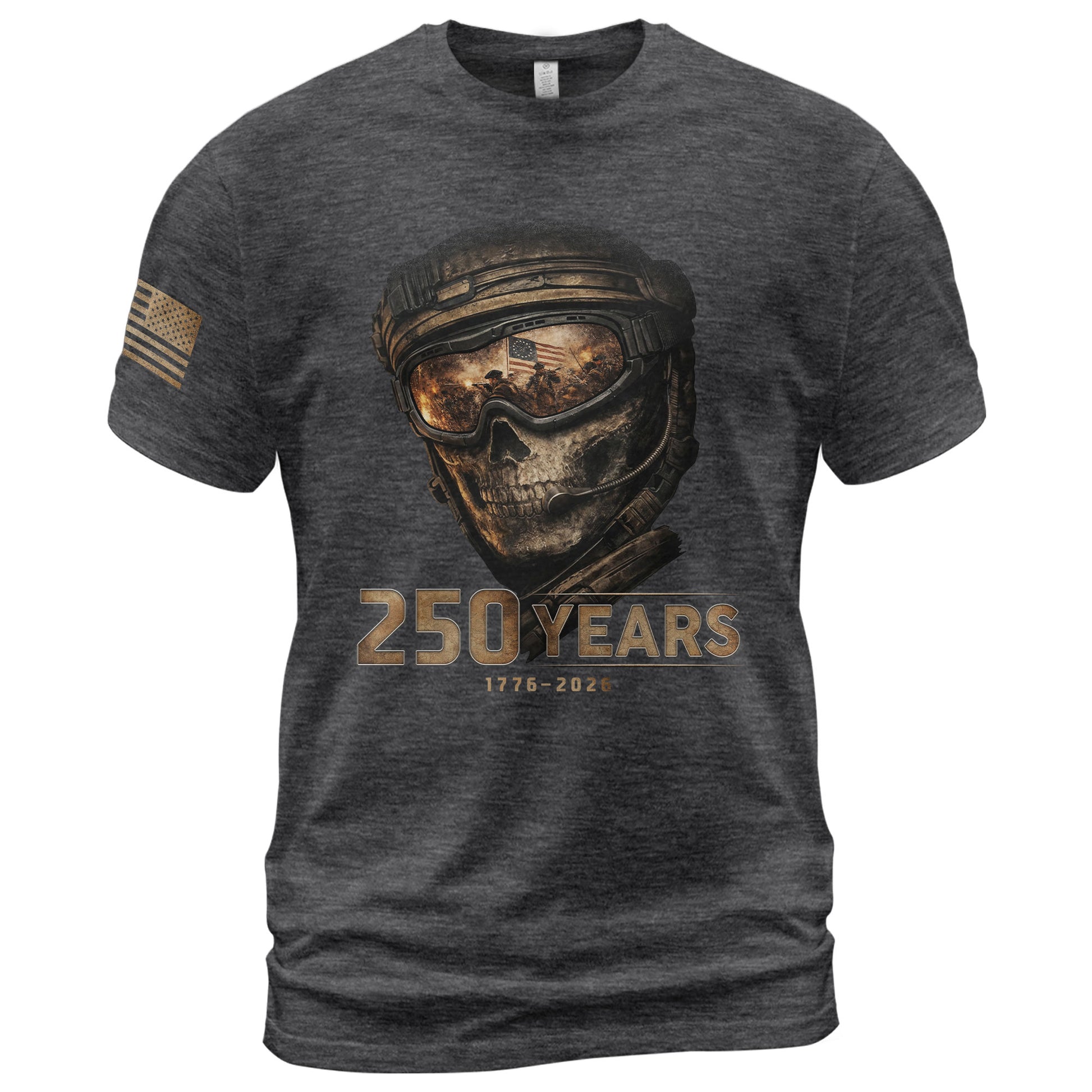 USA 250th Anniversary 250 Years Shirt 1776-2026 Past and Present Freedom Patriotic - Rust Field Wear