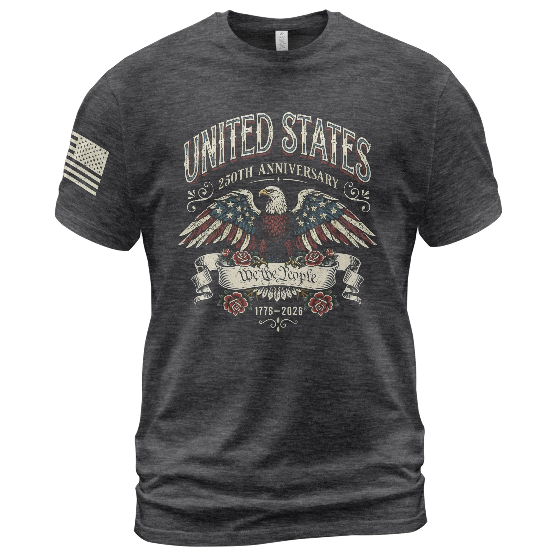 USA Independence 250th Anniversary Shirt 1776–2026 Patriotic Torch of Freedom - Rust Field Wear