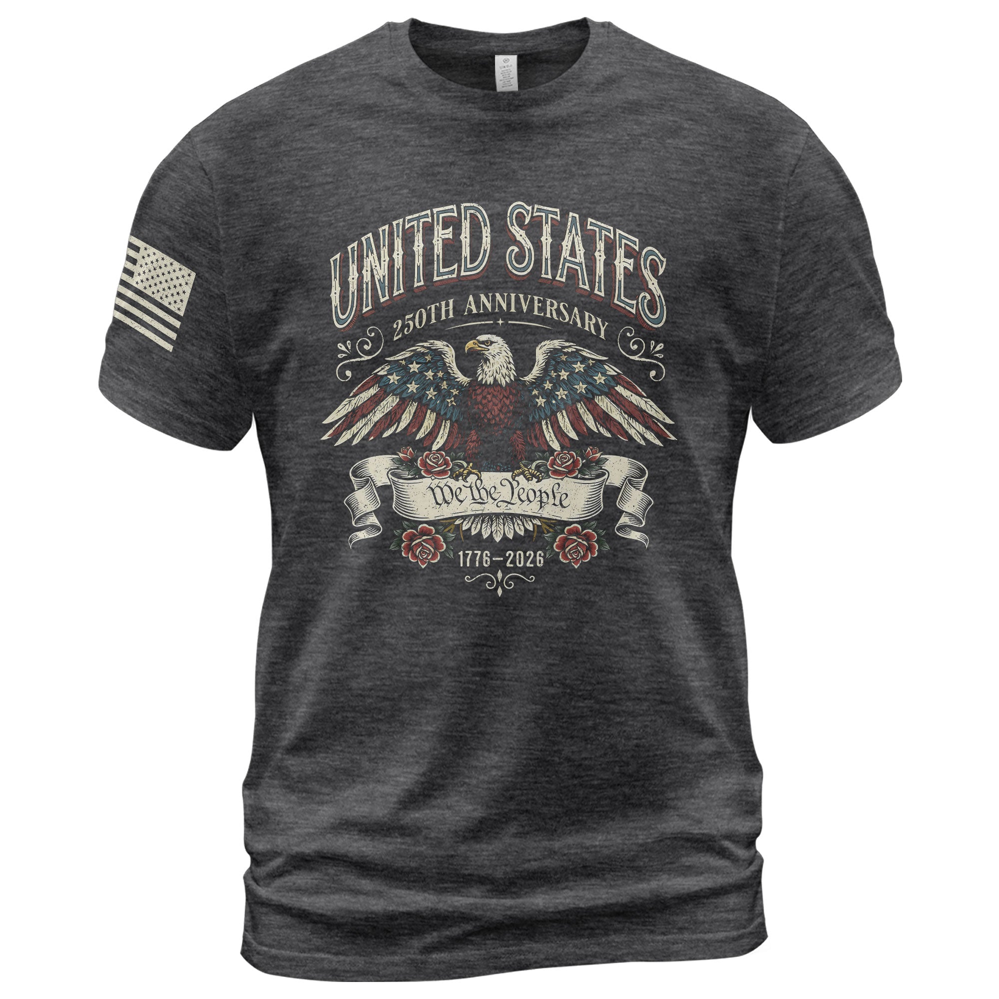 USA Independence 250th Anniversary Shirt 1776–2026 Patriotic Torch of Freedom - Rust Field Wear