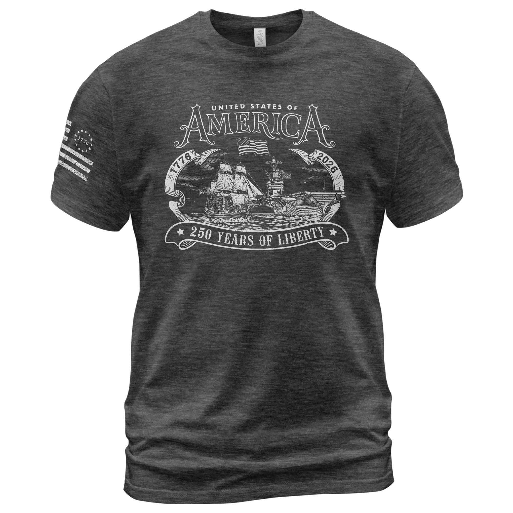 United States 250th Anniversary Patriotic Independence Shirt 1776–2026 - Rust Field Wear