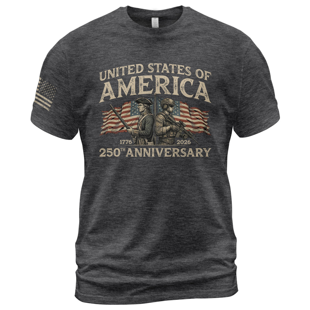 America 1776–2026 250 Years Anniversary Shirt, Legacy of Freedom - Rust Field Wear