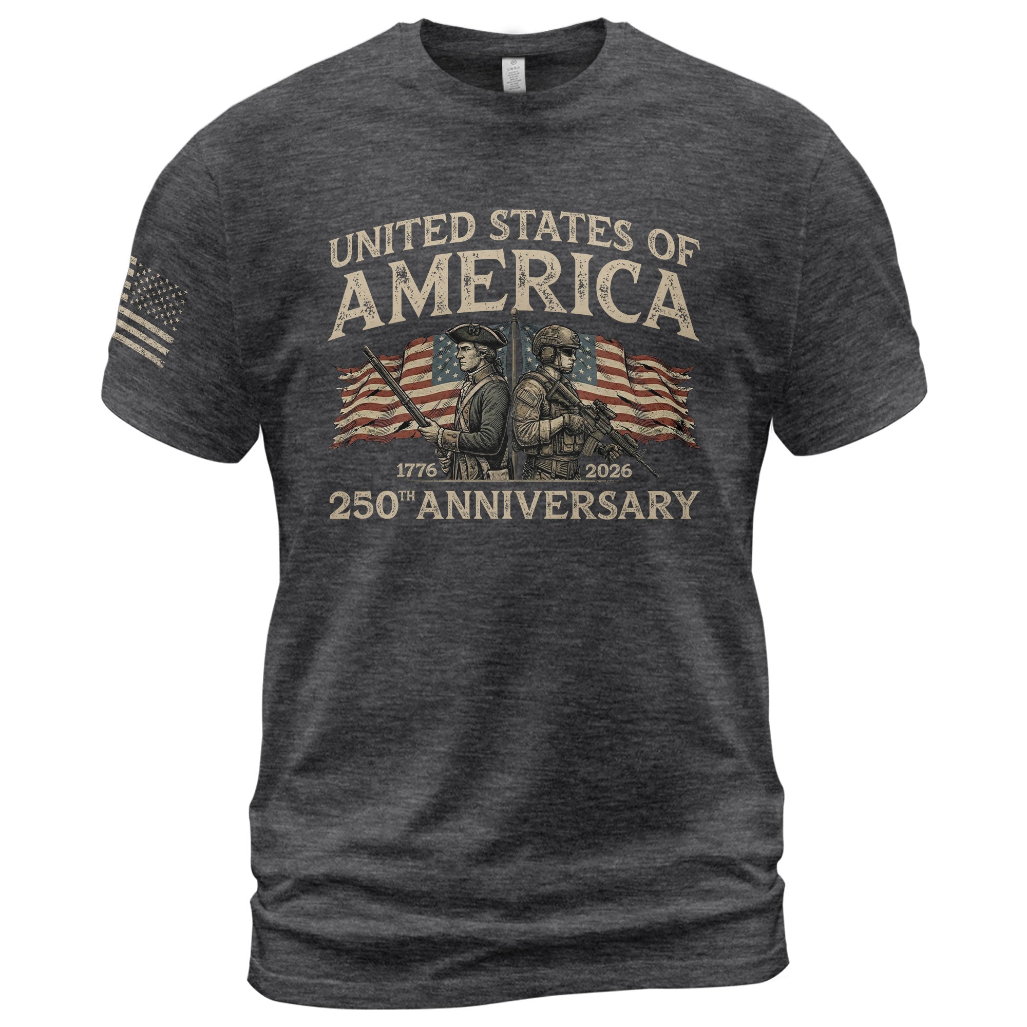 America 1776–2026 250 Years Anniversary Shirt, Legacy of Freedom - Rust Field Wear