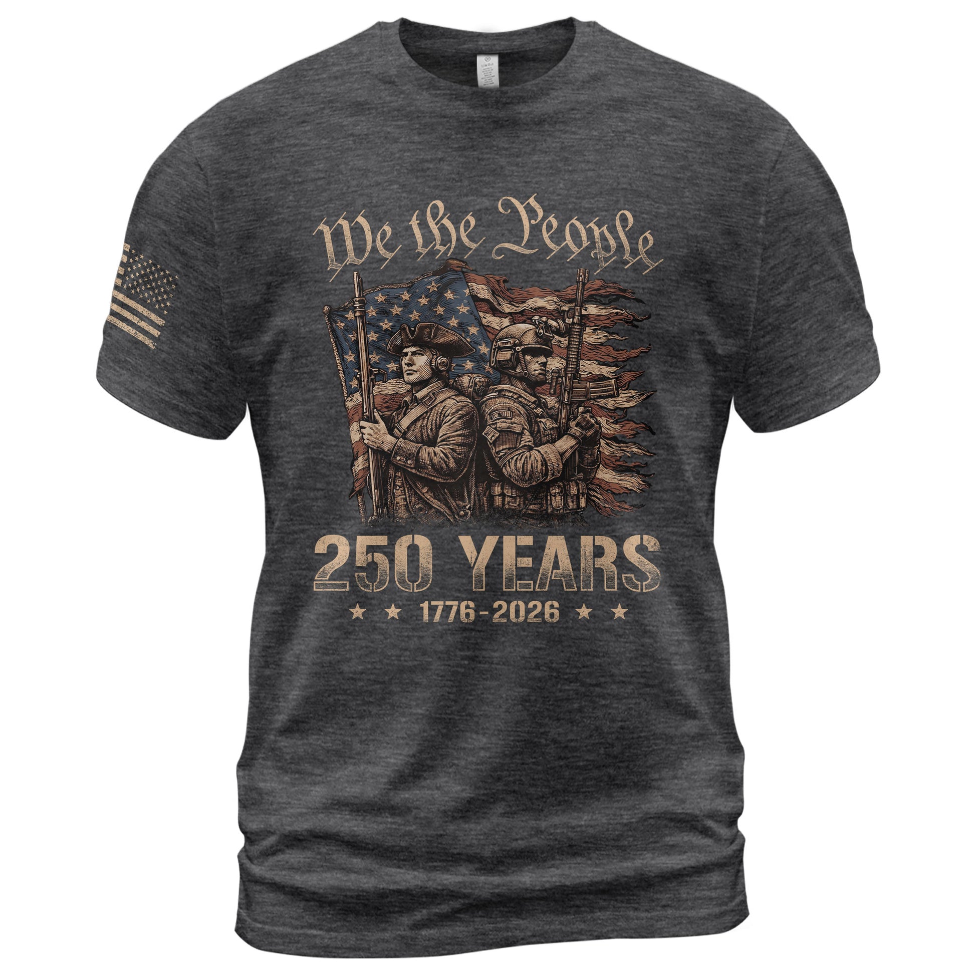 USA 250th Anniversary Shirt 1776–2026, Timeless Freedom Tribute - Rust Field Wear