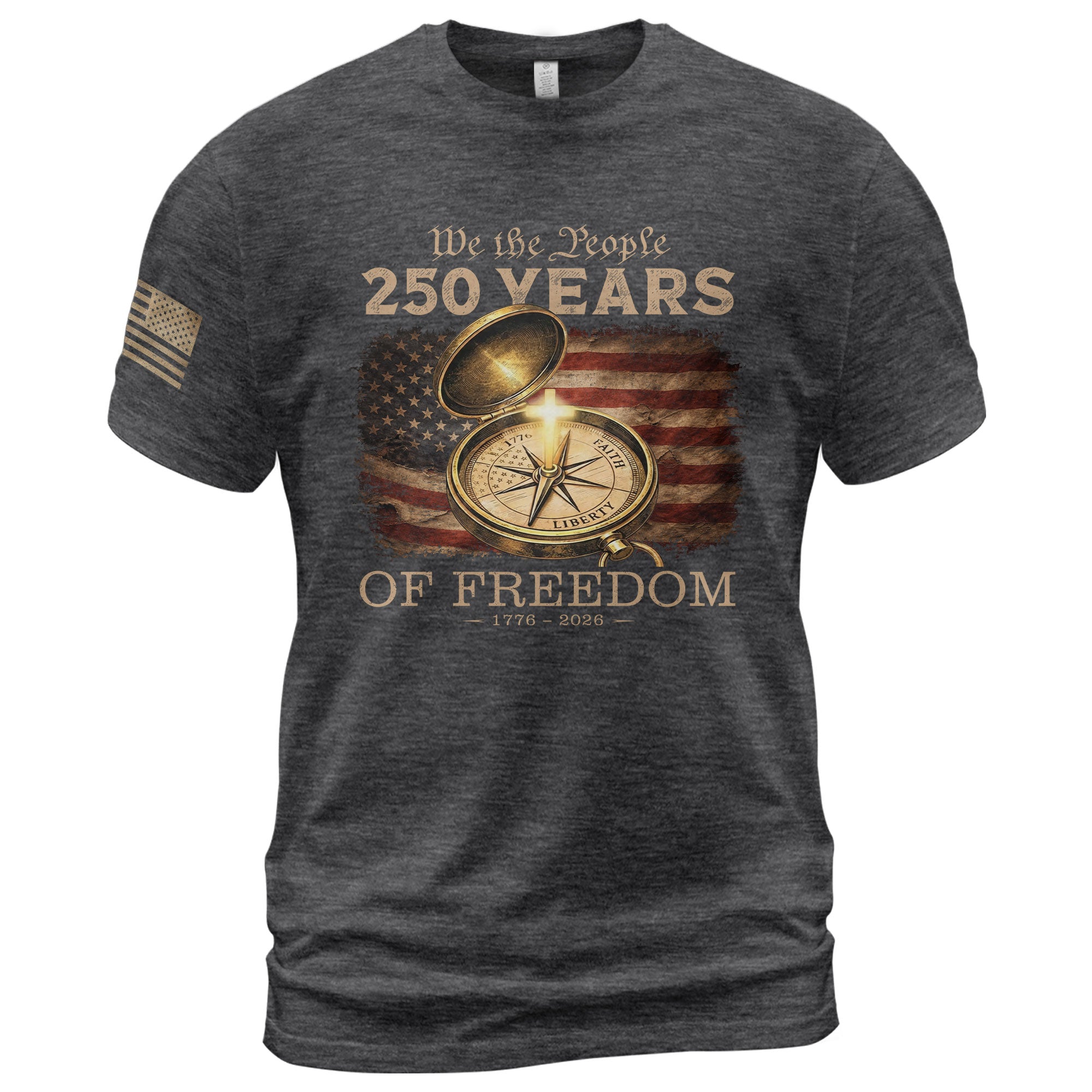 We The People USA 250 Years Independence Shirt 1776–2026 Patriotic Shirt - Rust Field Wear