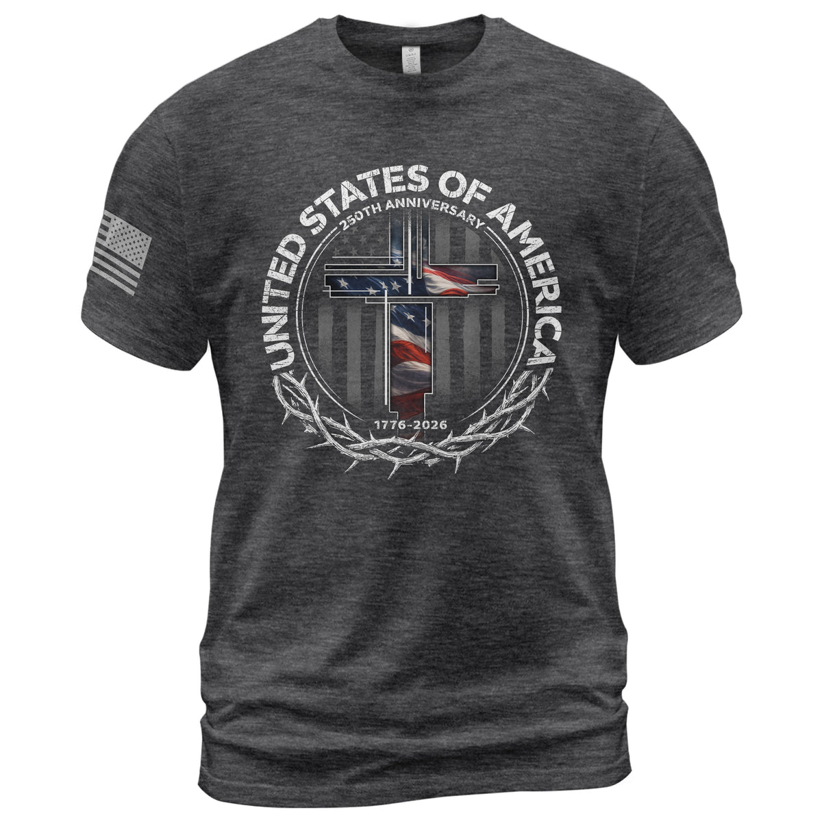 Christian USA 250th Anniversary Shirt 1776–2026 Faith & Freedom Legacy - Rust Field Wear