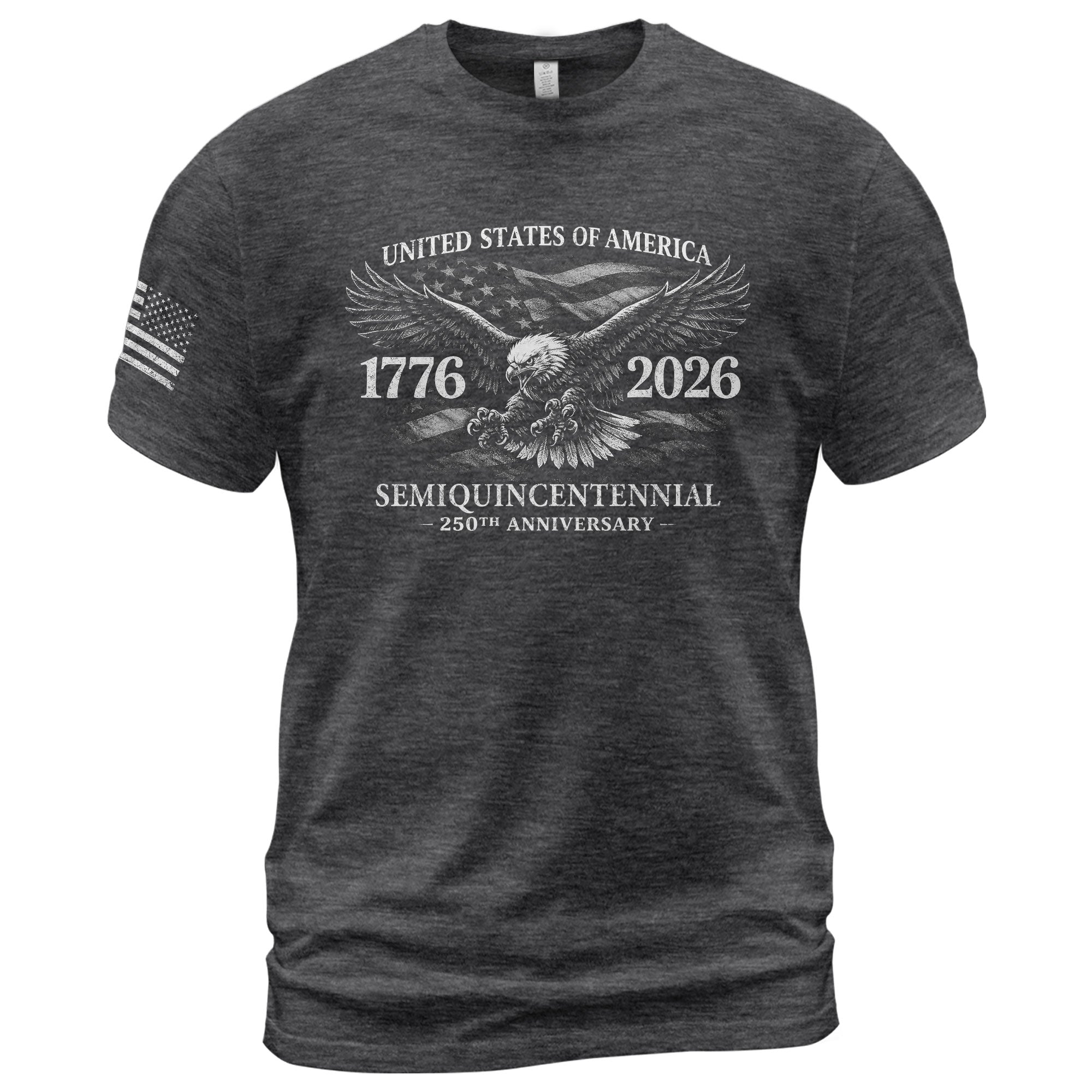 USA 250 Years American Pride Shirt 1776-2026 Eagle USA Patriotic - Rust Field Wear