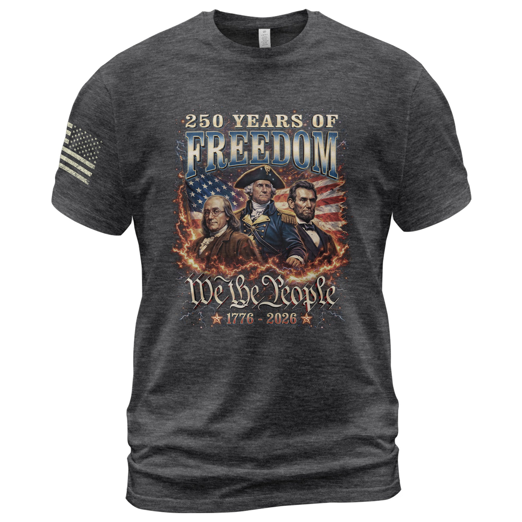 USA 250th Anniversary Shirt 1776-2026 - Presidents 250th Year American Anniversary Flag Legends Bootleg - Rust Field Wear