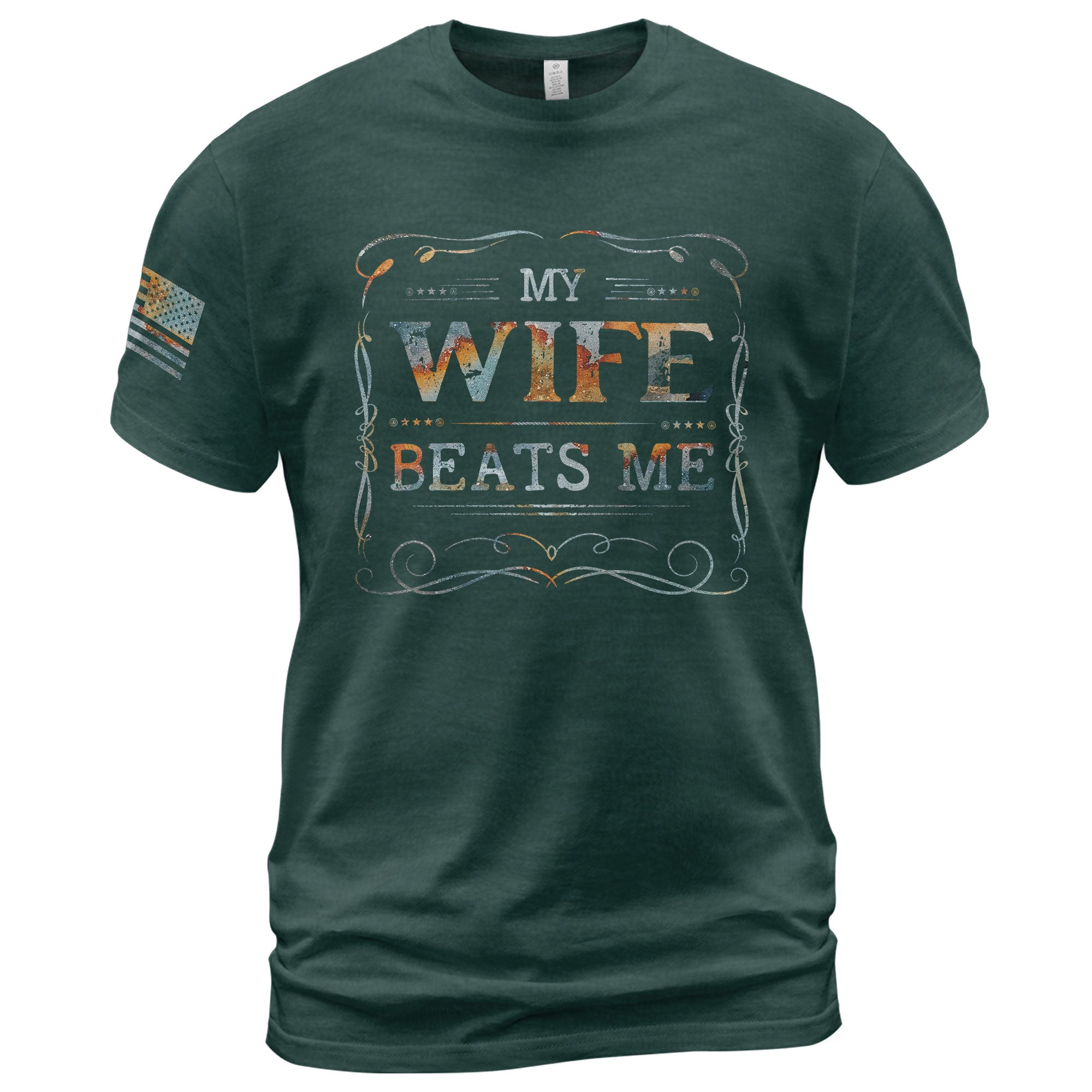 My Wife Beats Me At Video Games Funny Joke Quote Men Vintage Graphic Tee Casual Top