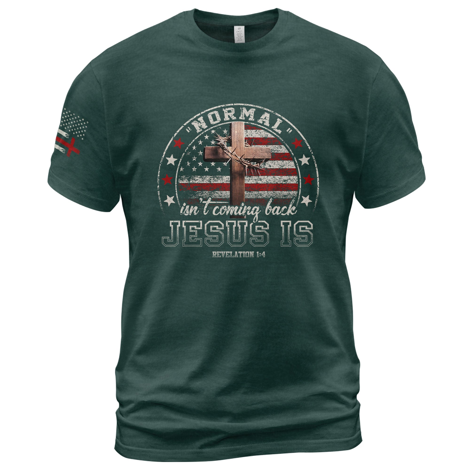 Jesus Is Returning - Christian Shirts for Men, Faith Based Christian Tee Shirts - Rust Field Wear