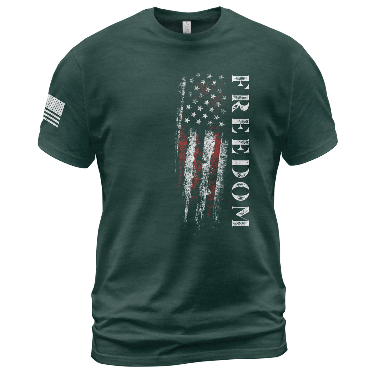 The Battle for Freedom' Patriotic - Freedom Shirts for Men, Patriotic T Shirts - Rust Field Wear