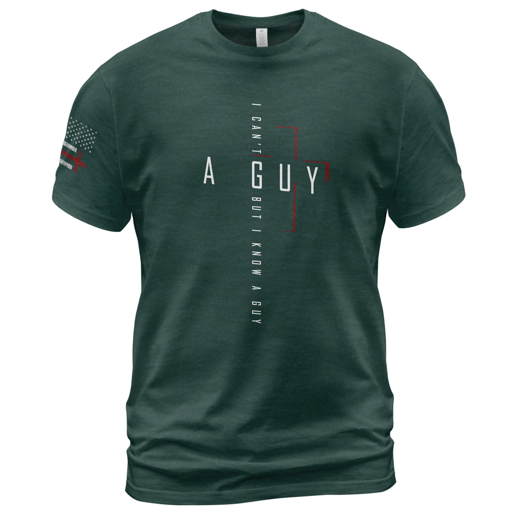 Christian Shirts for Men - I Can’t But I Know A Guy Modern Christian, Christian Tee Shirts - Rust Field Wear