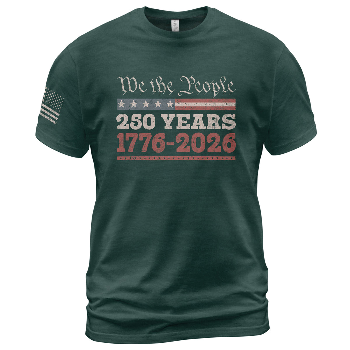 We The People 250 Years Independence Shirt – Patriotic USA 1776–2026 Tee - Rust Field Wear