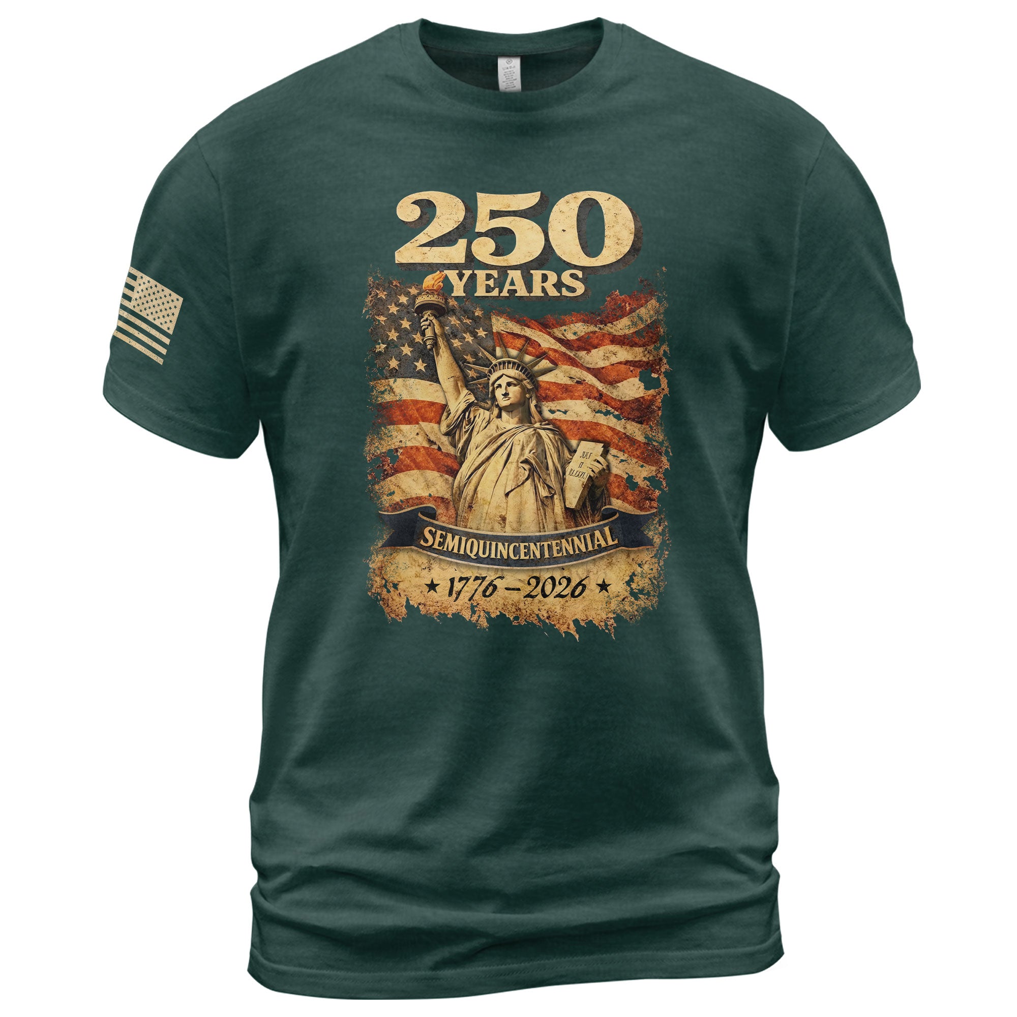 USA 250th Anniversary 250 Years Shirt 1776-2026 Patriotic - Rust Field Wear