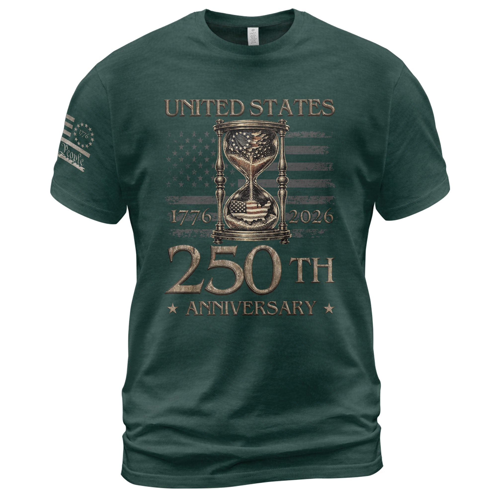 United States 250th Anniversary Shirt – Past, Present & Time-Honored Freedom - Rust Field Wear