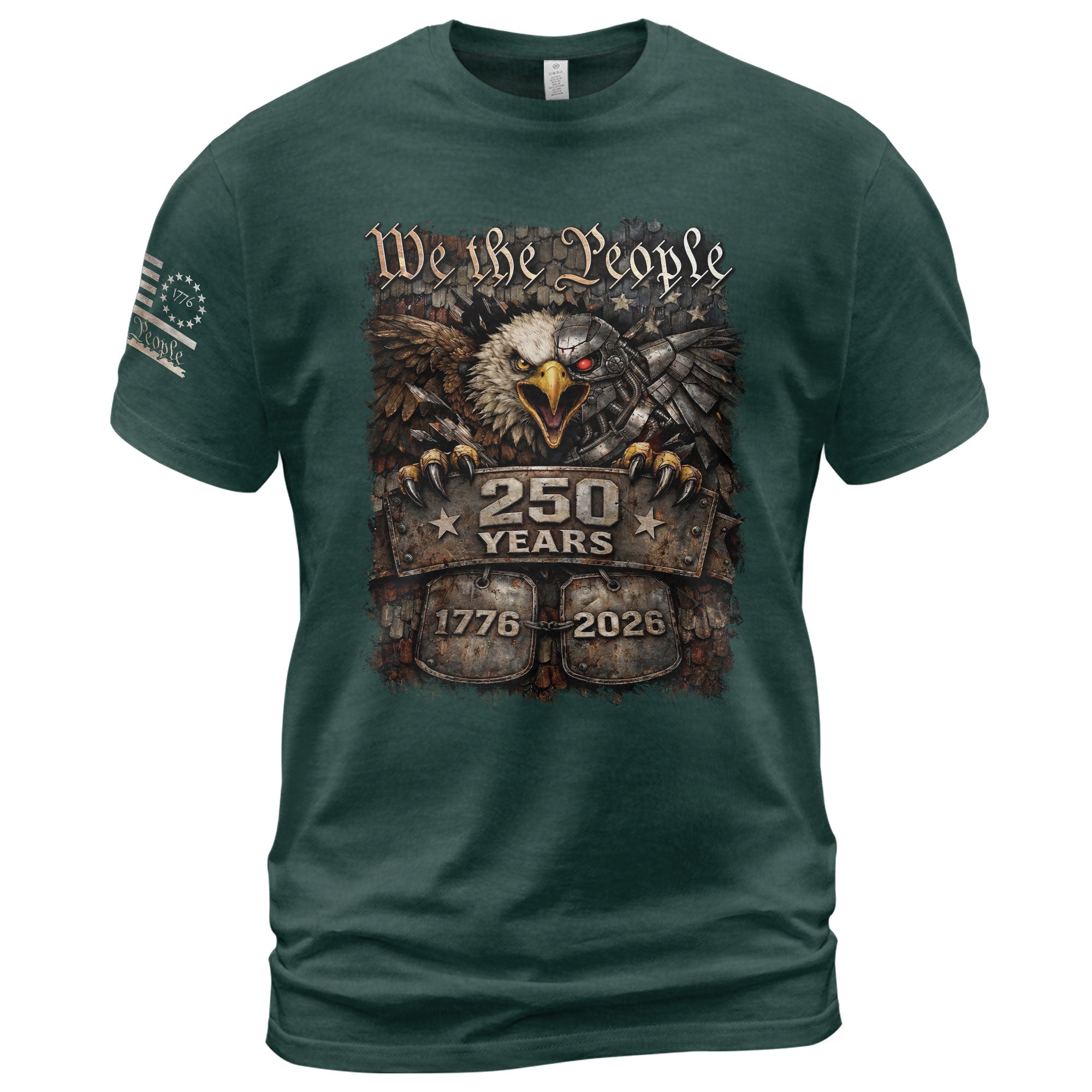 USA 250th Anniversary 250 Years Shirt 1776-2026 Eagle We The People Mental Toughness Patriotic Heritage - Rust Field Wear