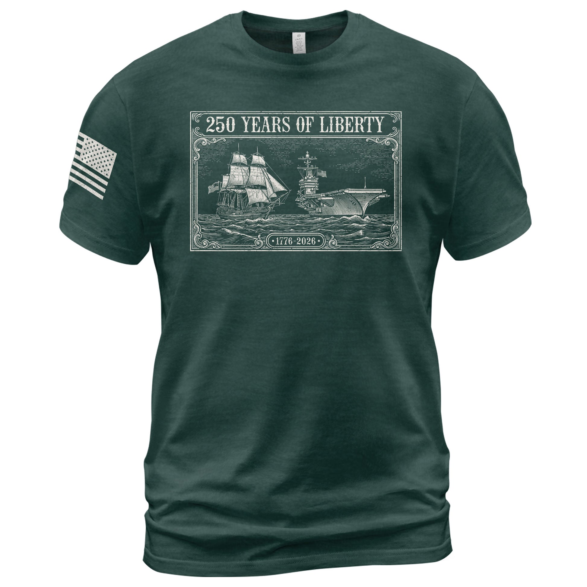 American 250th Anniversary Shirt Patriotic Freedom Legacy Since 1776 - Rust Field Wear